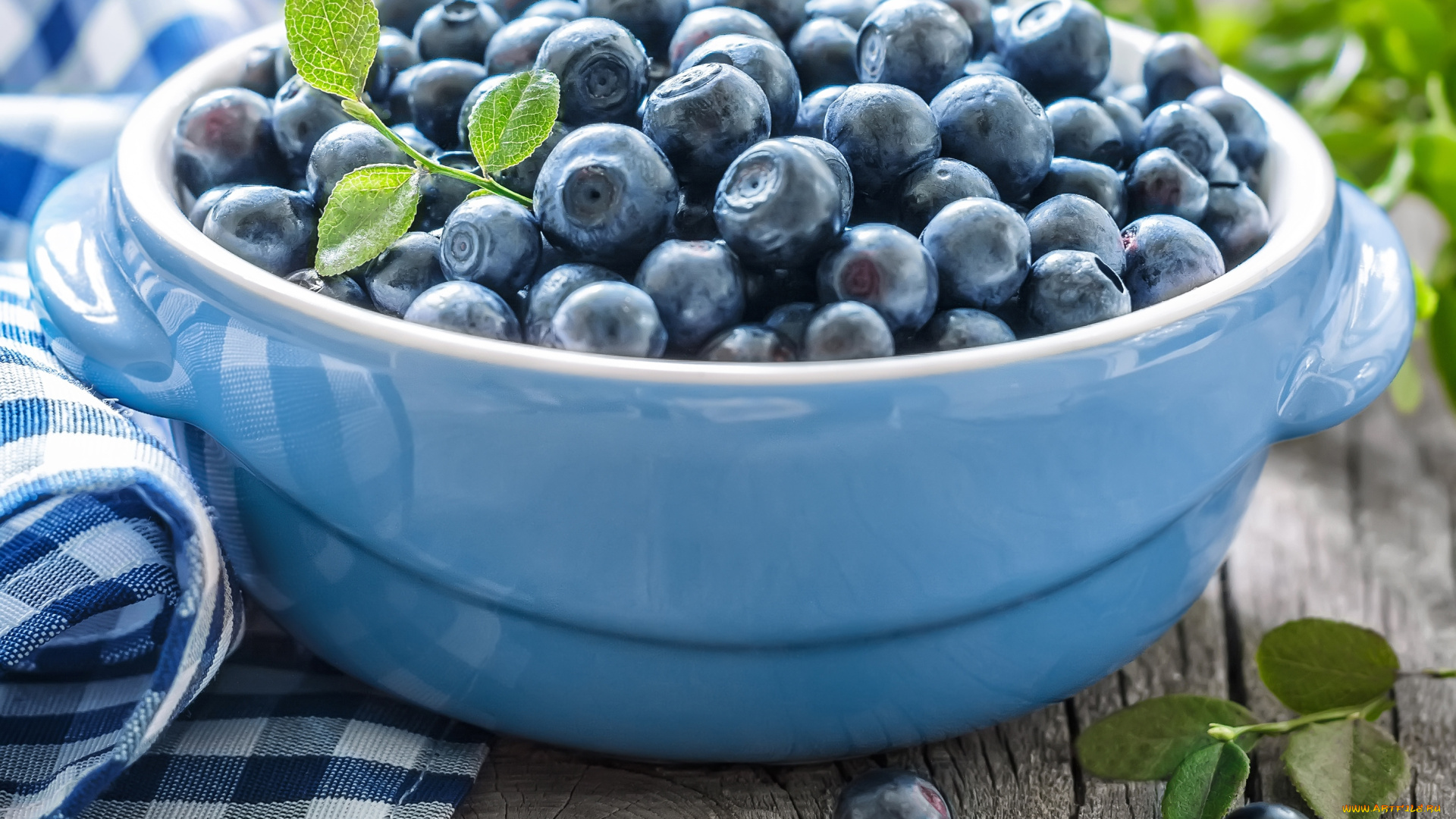 еда, голубика, , черника, napkin, bowl, leaves, blueberries, салфетка, миска, fresh, berries, листики, черника, свежие, ягоды