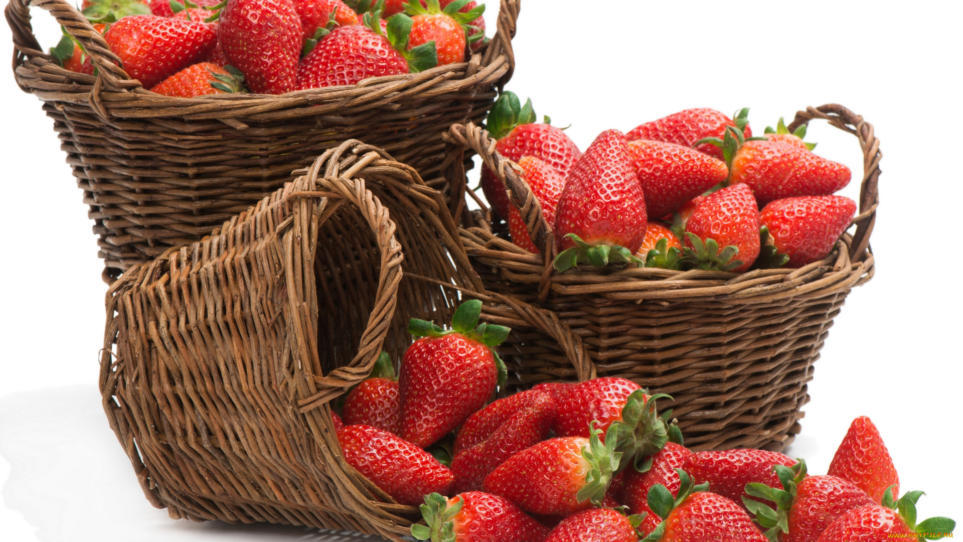 еда, клубника, , земляника, свежие, ягоды, baskets, клубники, strawberries, fresh, berries, корзинки