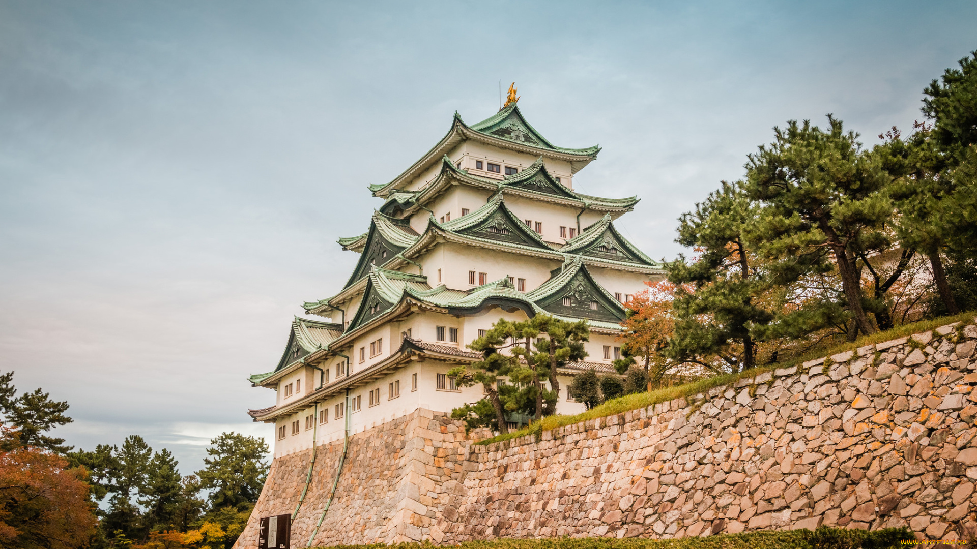 nagoya, castle, города, замки, Японии, восток, замок