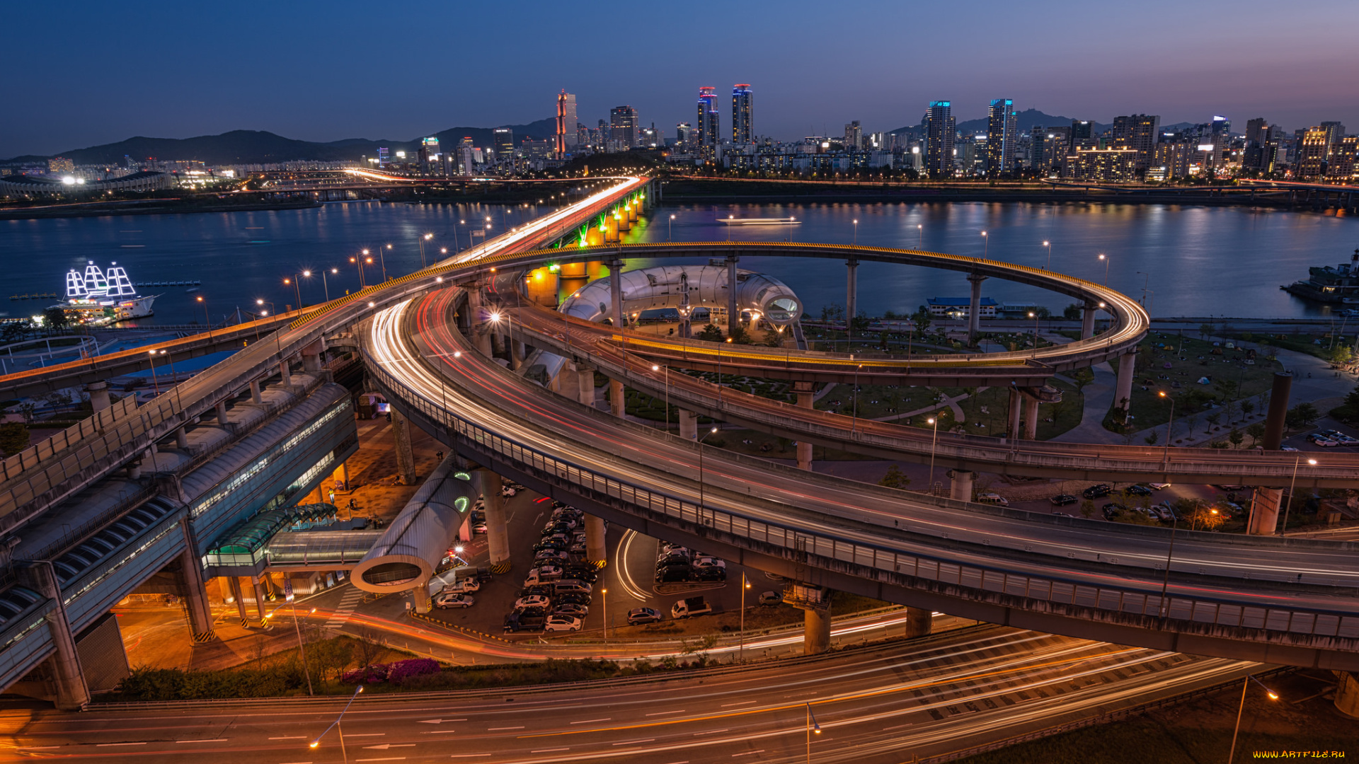 seoul, , south, korea, города, сеул, , южная, корея, хайвей