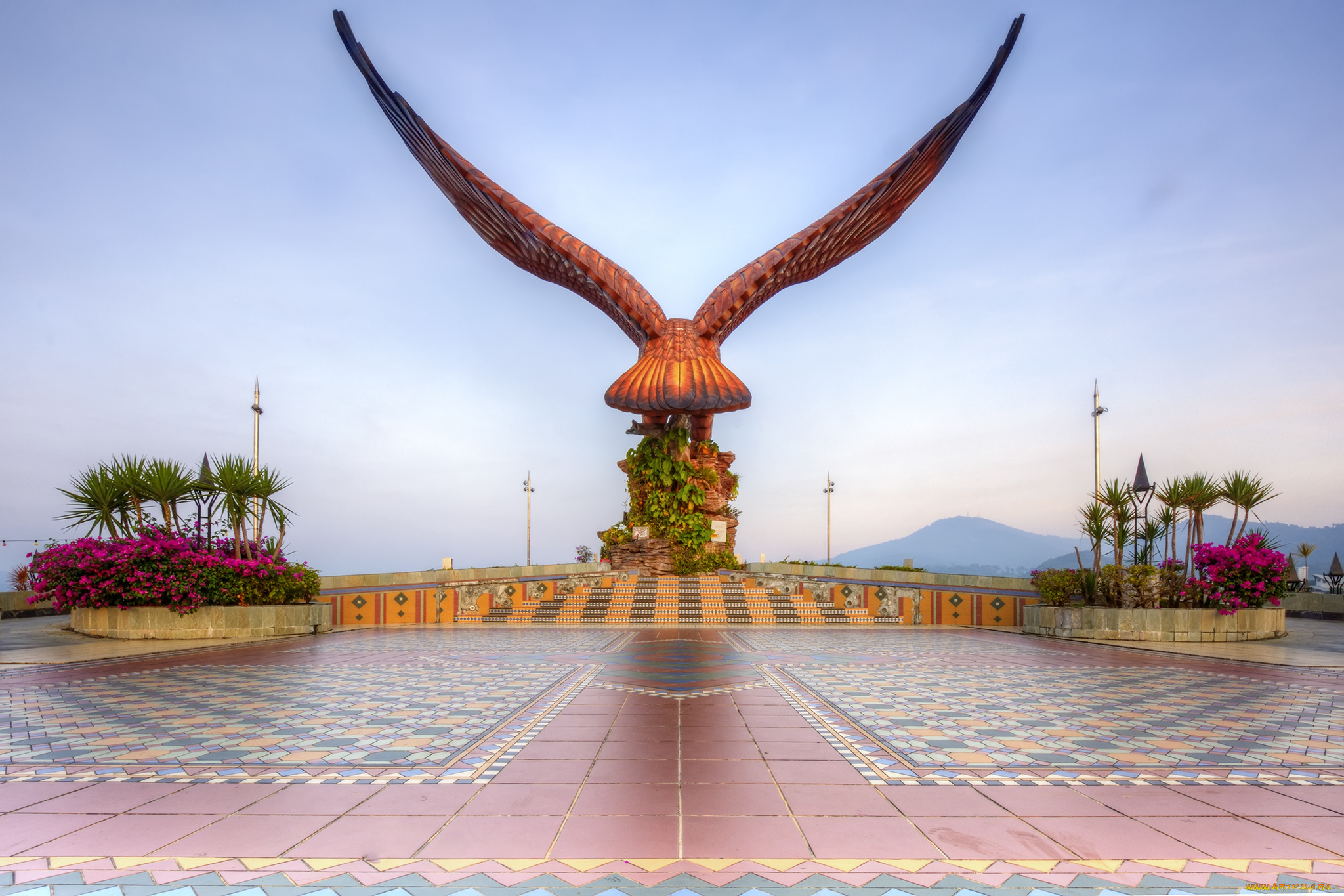 langkawi, eagle, square, города, -, памятники, , скульптуры, , арт-объекты, площадка, статуя, орел