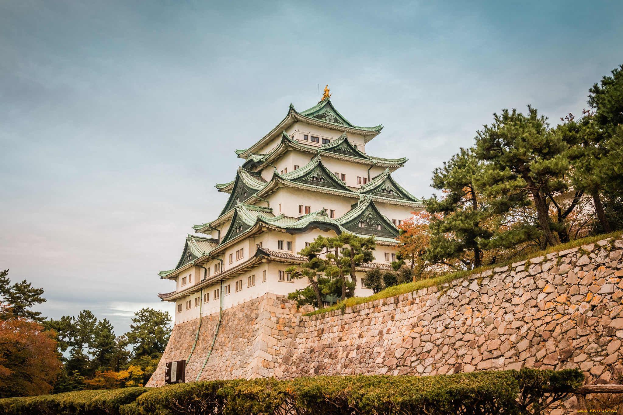 nagoya, castle, города, замки, Японии, восток, замок