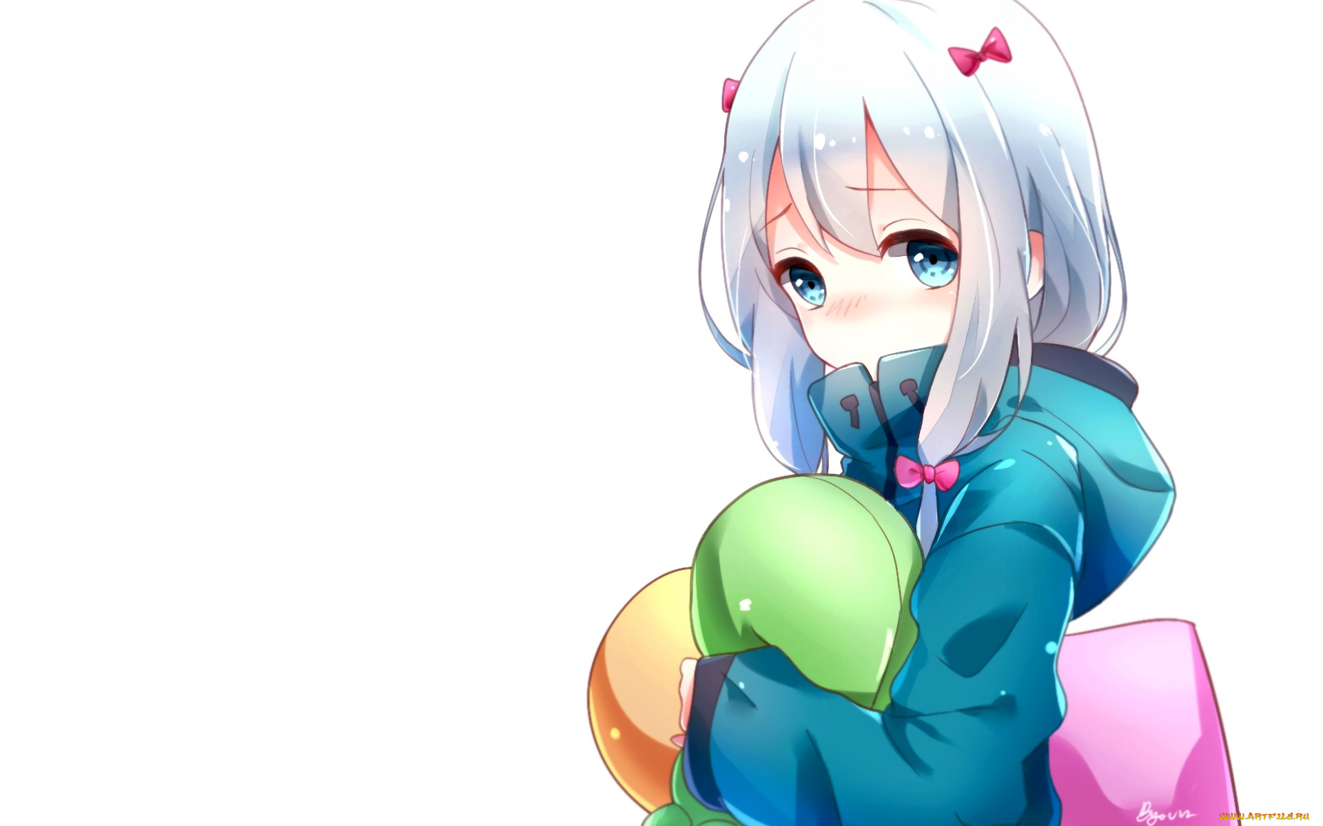 аниме, eromanga-sensei, фон, девушка, взгляд