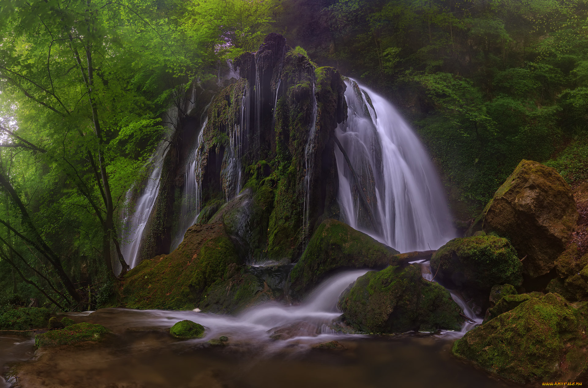 природа, водопады, простор