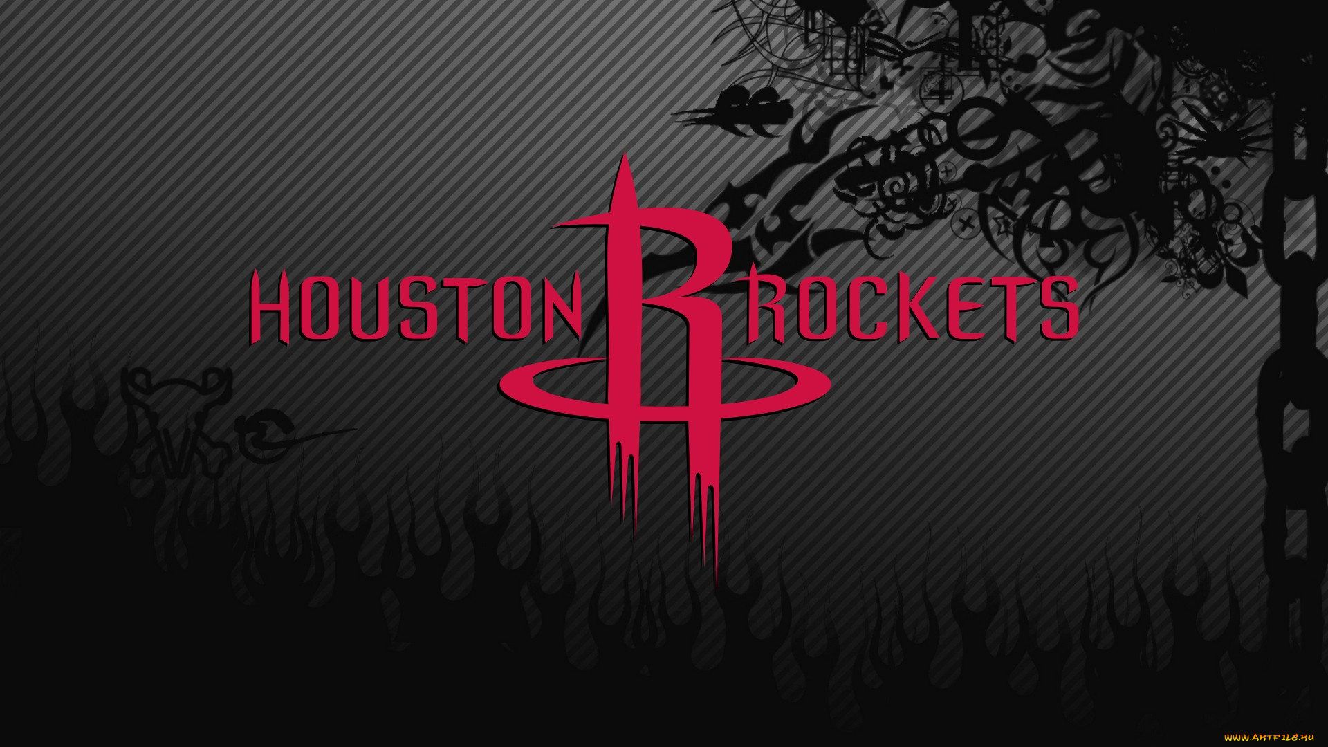 спорт, эмблемы, клубов, houston, rockets