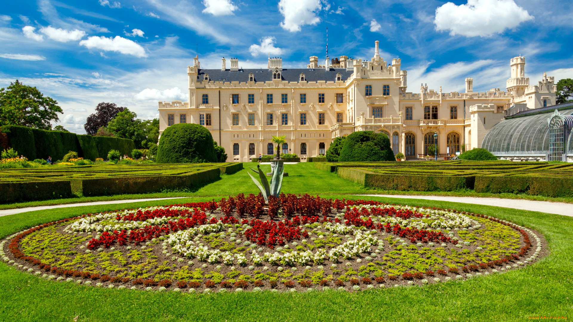 lednice, castle, города, замок, леднице, , чехия, lednice, castle