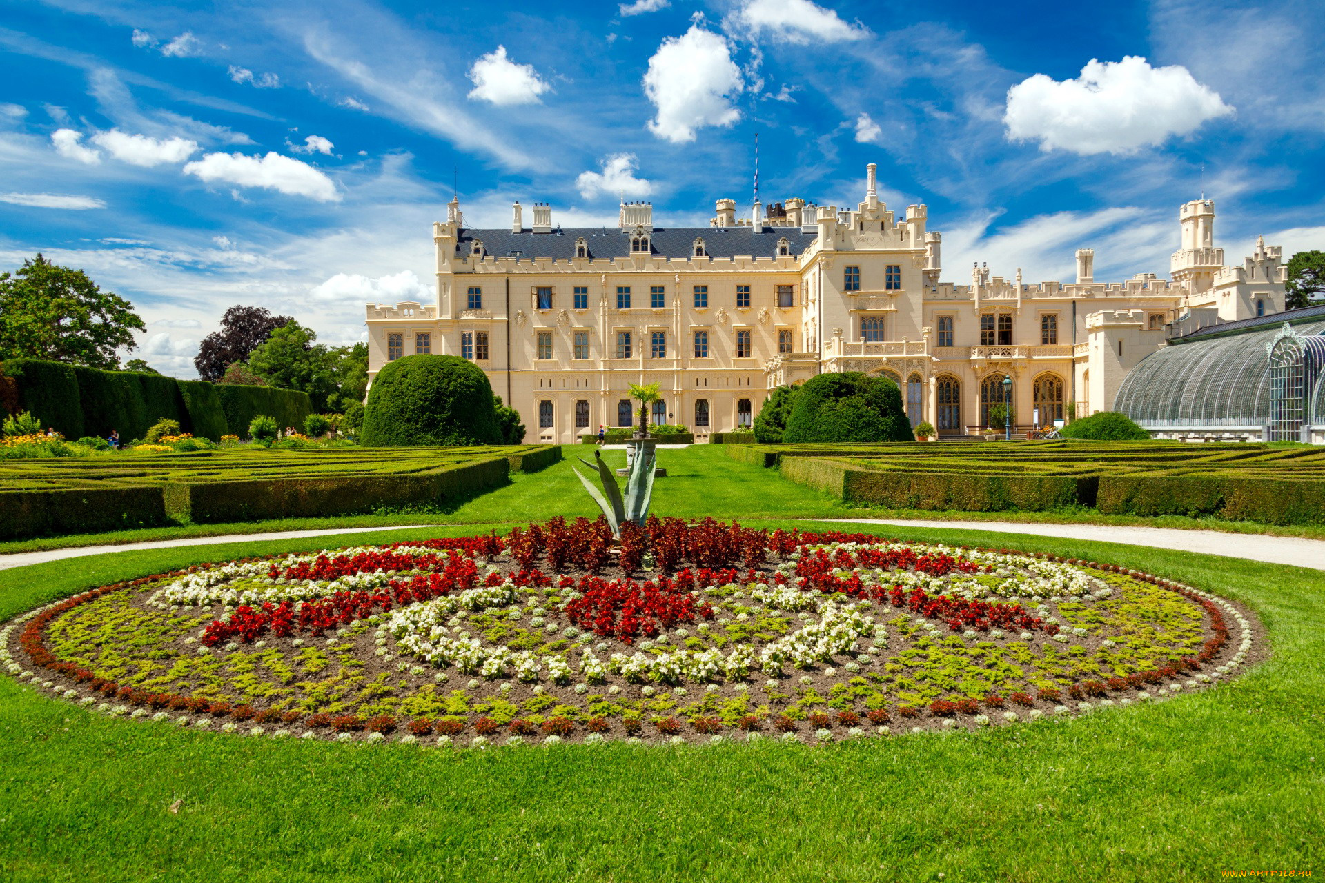 lednice, castle, города, замок, леднице, , чехия, lednice, castle