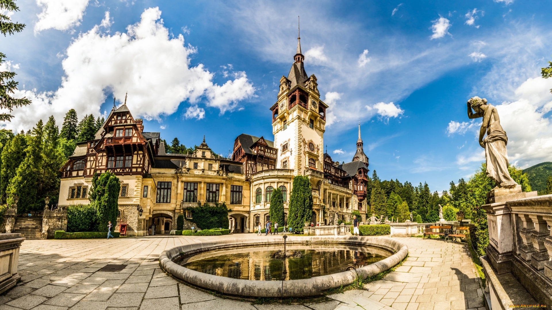 peles, castle, prahova, county, romania, города, замок, пелеш, , румыния, peles, castle, prahova, county