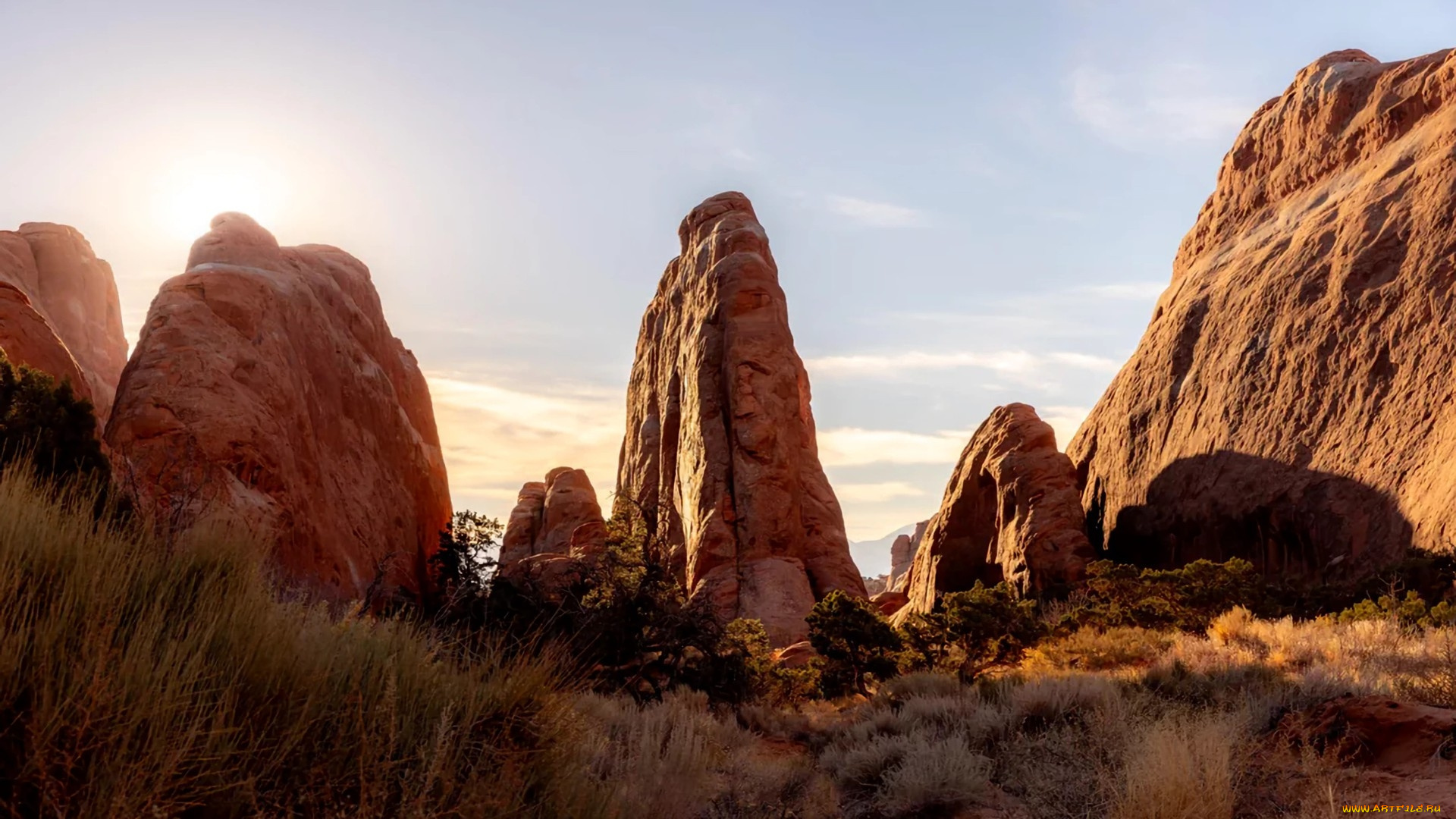 arches, national, park, utah, природа, горы, arches, national, park