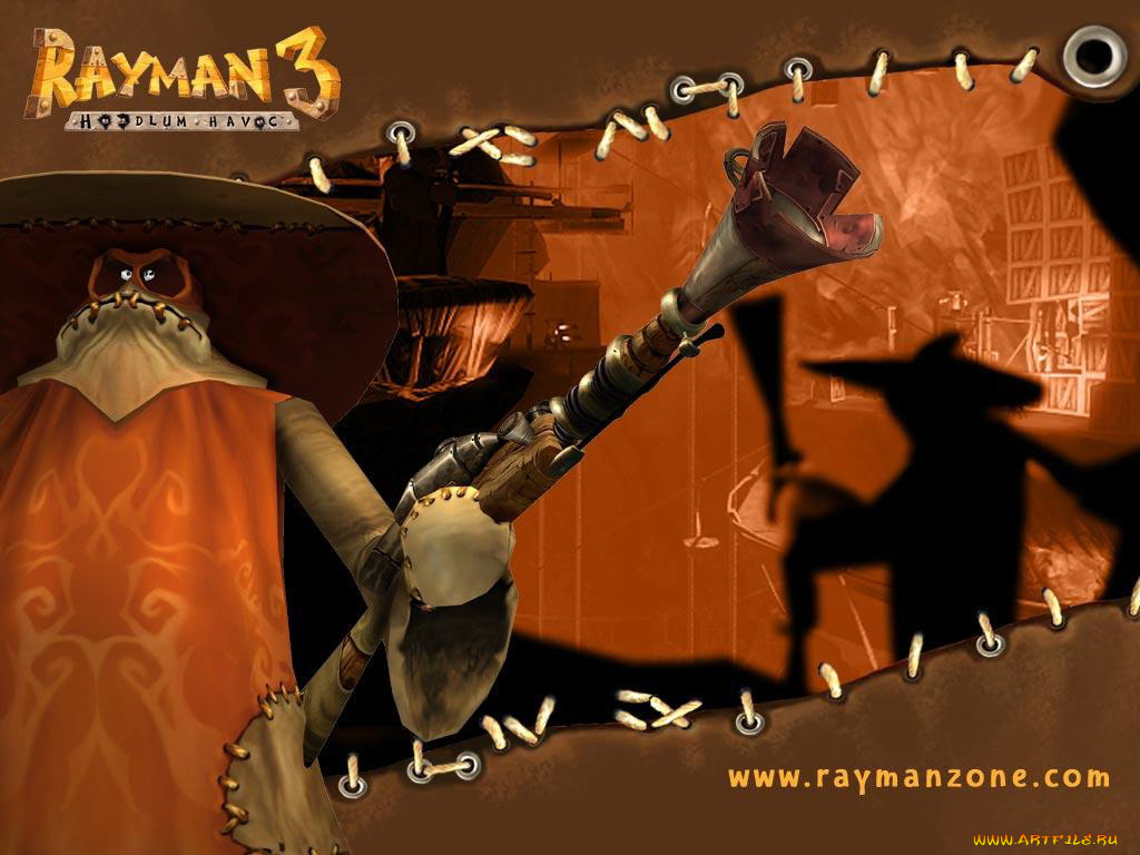 rayman, видео, игры, hoodlum, havoc