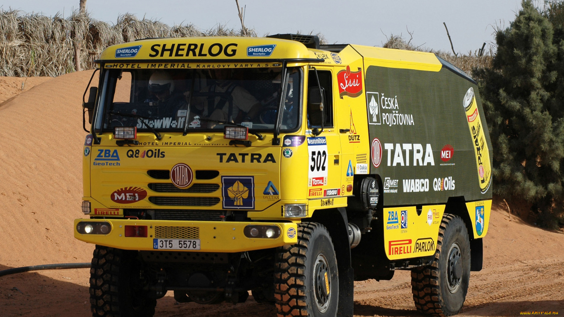 спорт, авторалли, tatra, т815, татра, wallpapers, dakar, truck, t815, пирелли, Чехия, песок, раллийный, грузовик, дакар