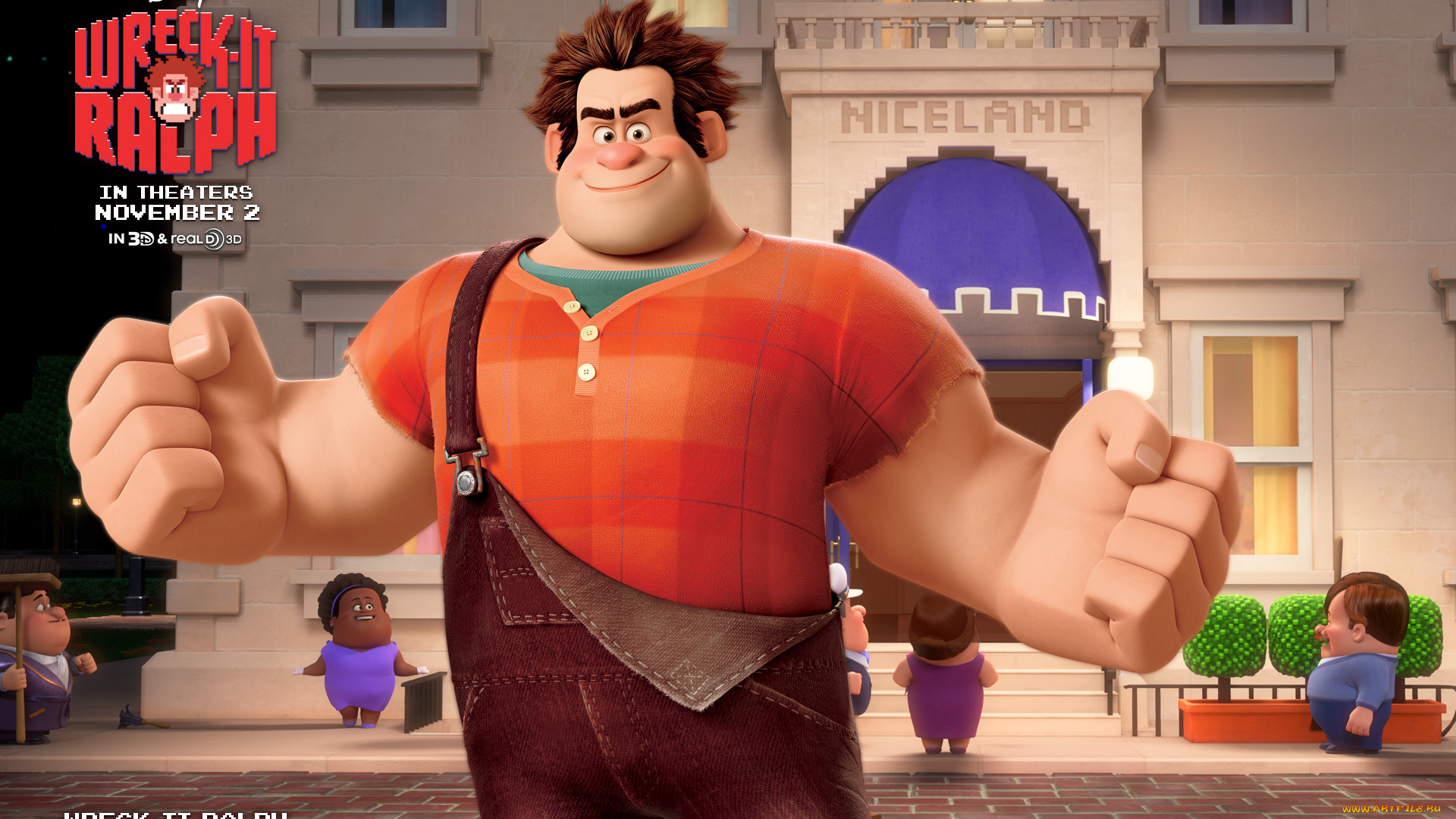 мультфильмы, wreck, it, ralph, ральф