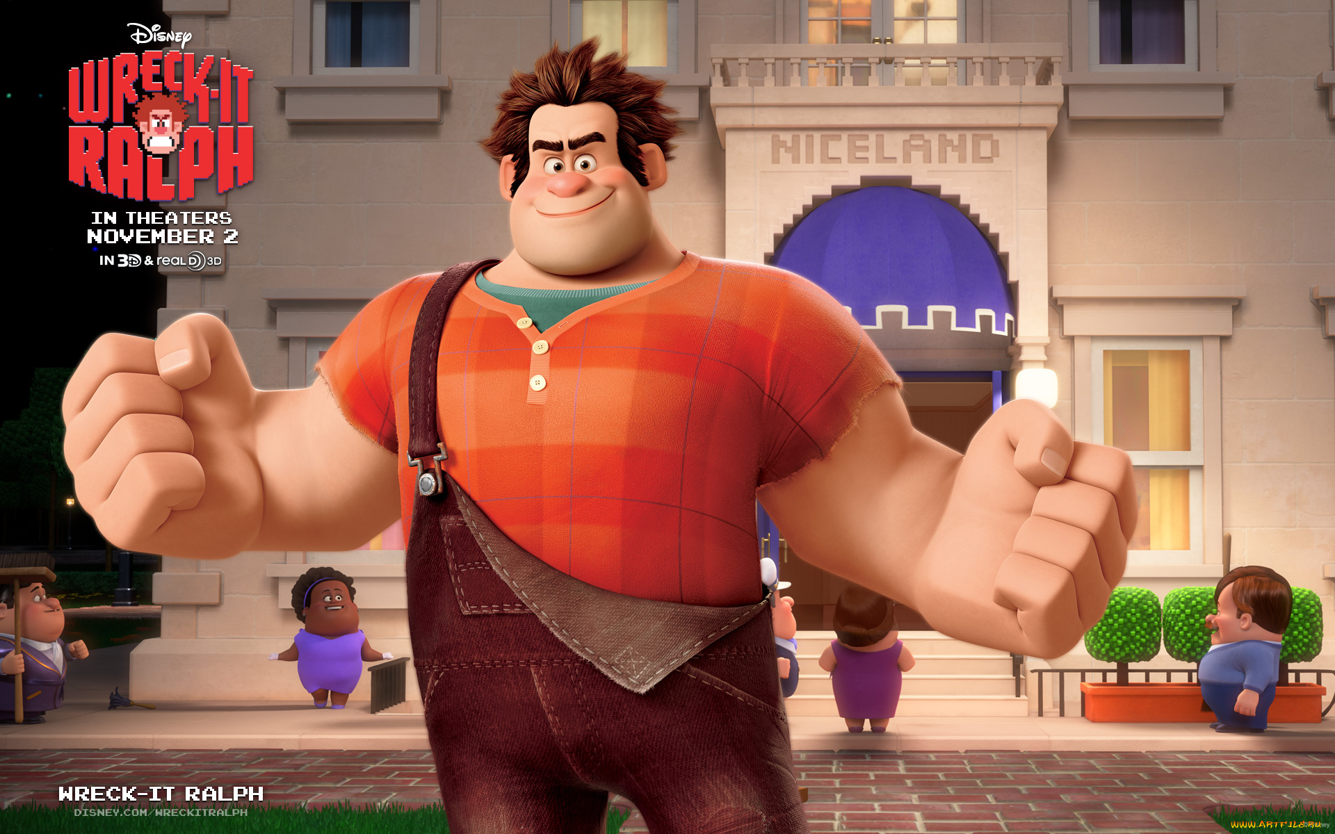 мультфильмы, wreck, it, ralph, ральф