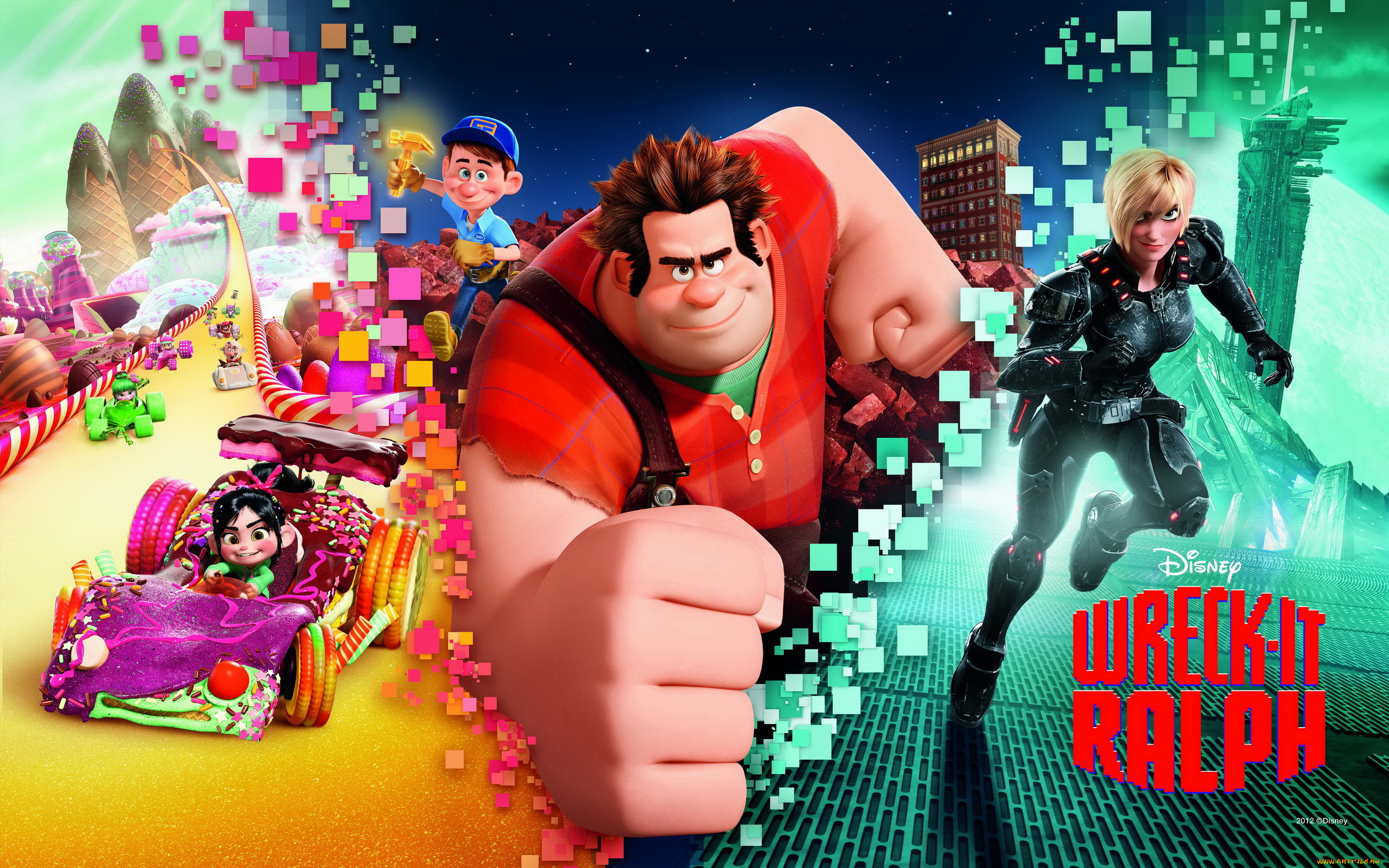 мультфильмы, wreck, it, ralph, ральф