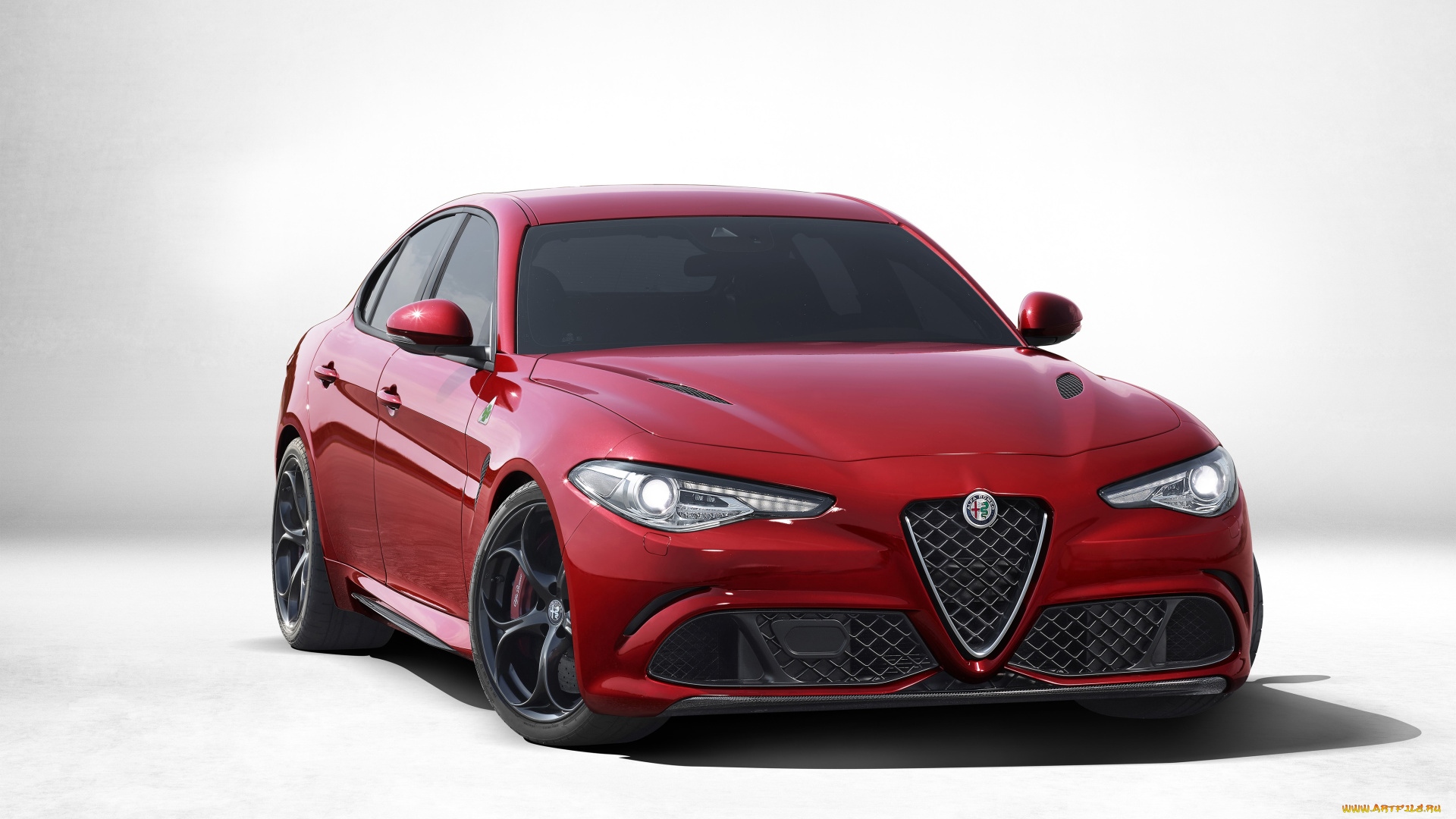 автомобили, alfa, romeo, alfa, romeo, giulia, quadrifoglio, 952, 2016г, красный