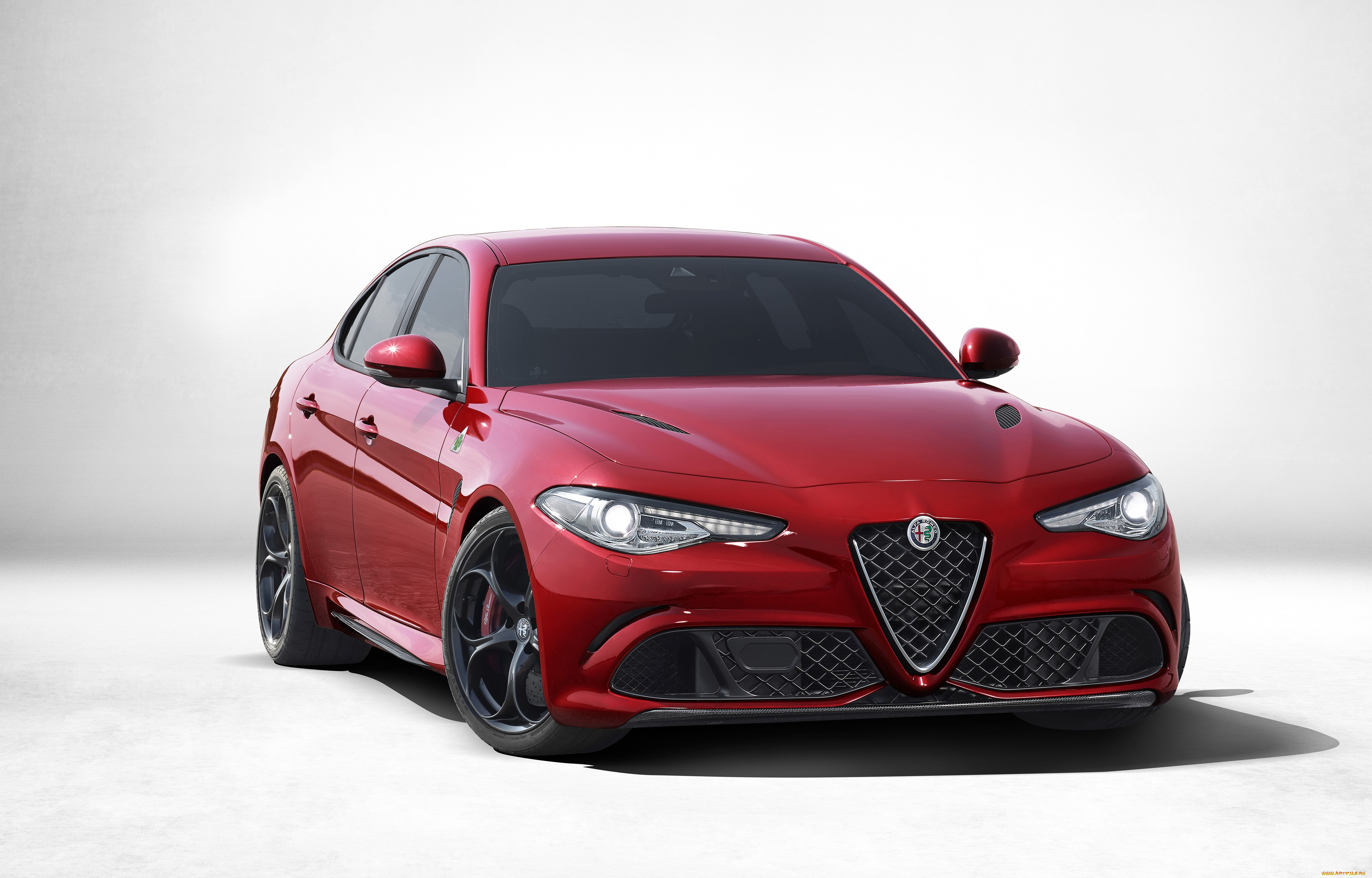 автомобили, alfa, romeo, alfa, romeo, giulia, quadrifoglio, 952, 2016г, красный