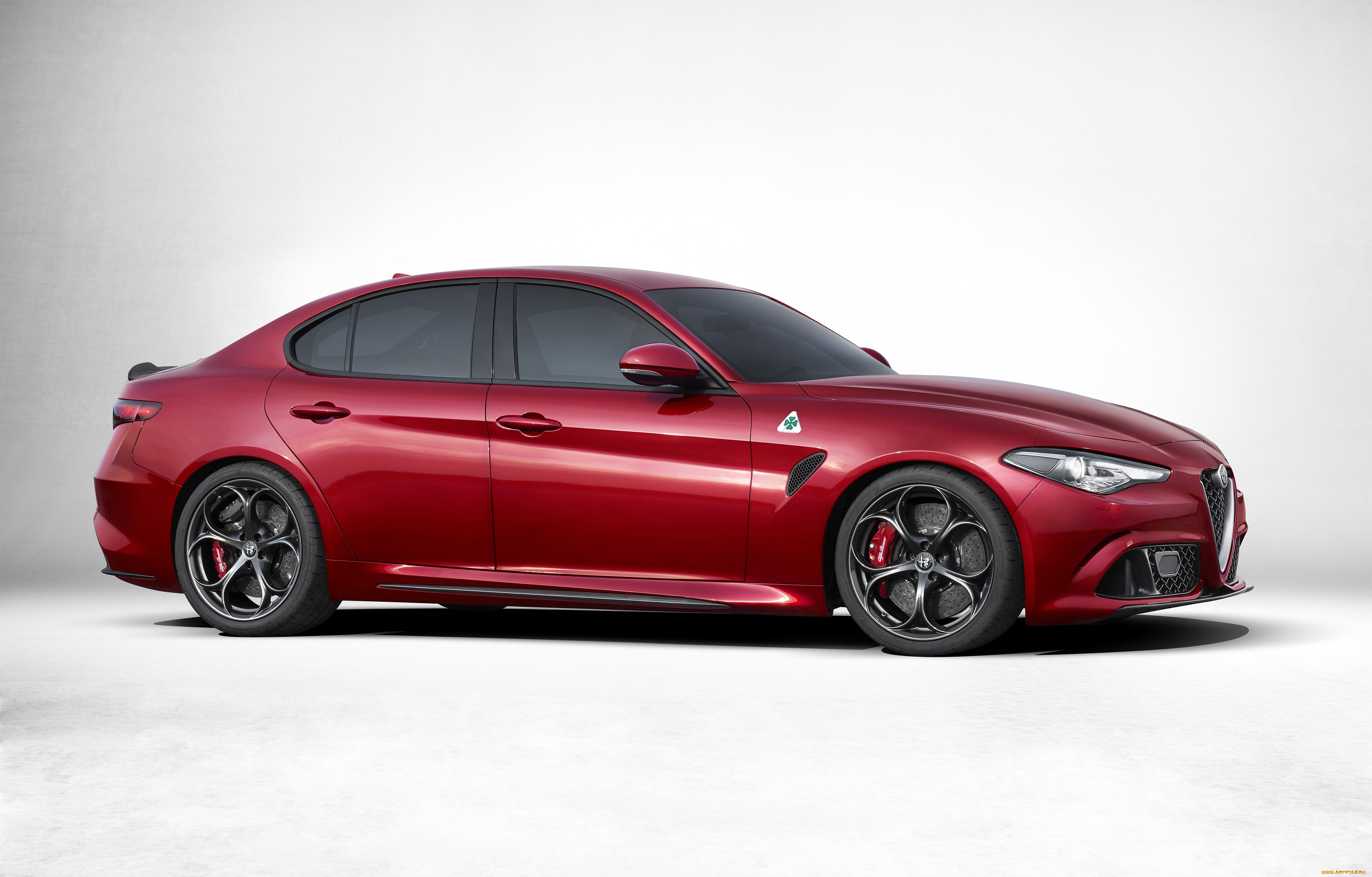 автомобили, alfa, romeo, alfa, romeo, giulia, quadrifoglio, 952, 2016г, красный