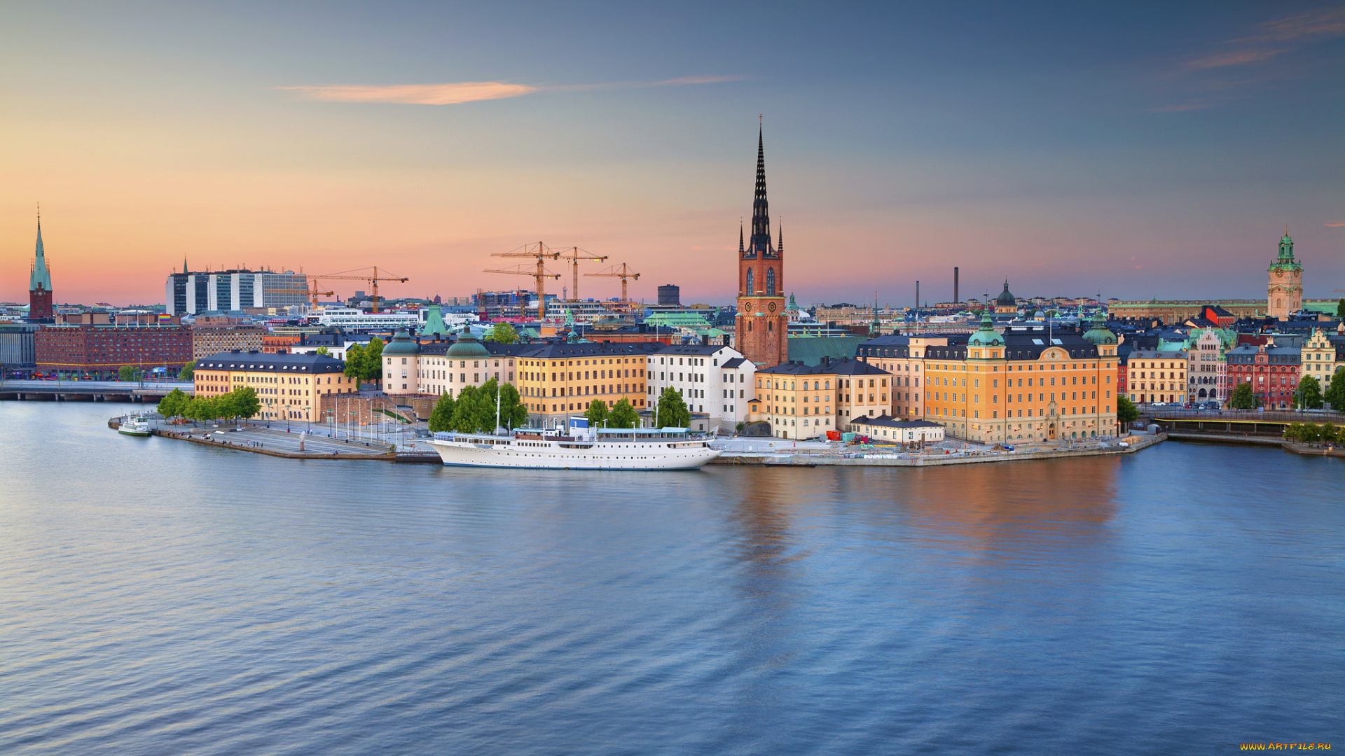 города, стокгольм, , швеция, здания, sweden, gamla, stan, вода, riddarfjarden, bay, старый, город, гамла, стан, залив, риддарфьёрден, стокгольм, остров, риддархольмен, riddarholmen, набережная, stockholm, яхта