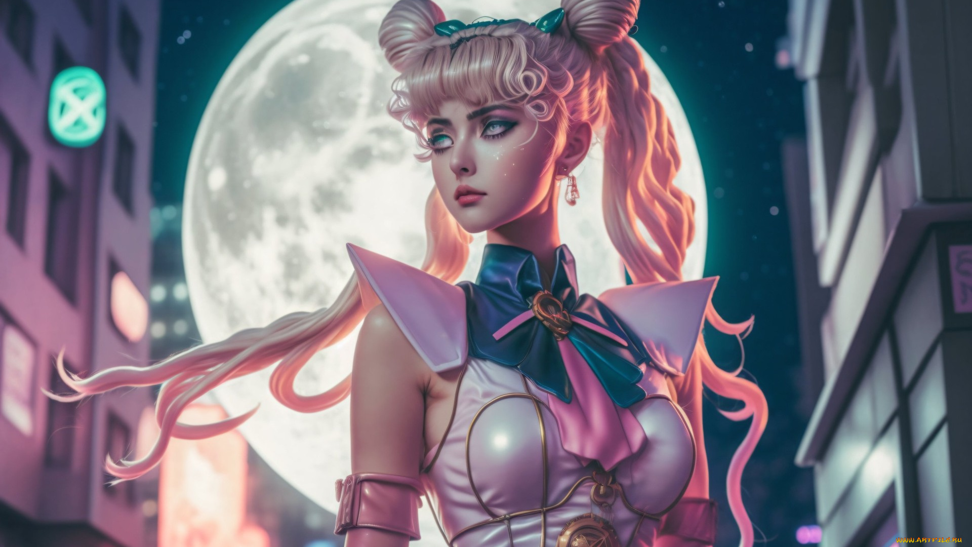 sailor, moon, аниме, нейросети, графика, нейроарт, ai, art, нейронные, сети, рисунки, нейро, искусство