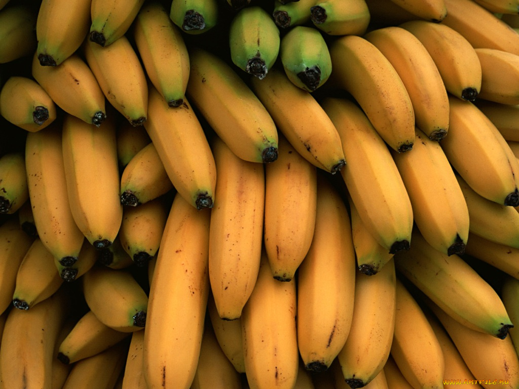 еда, бананы