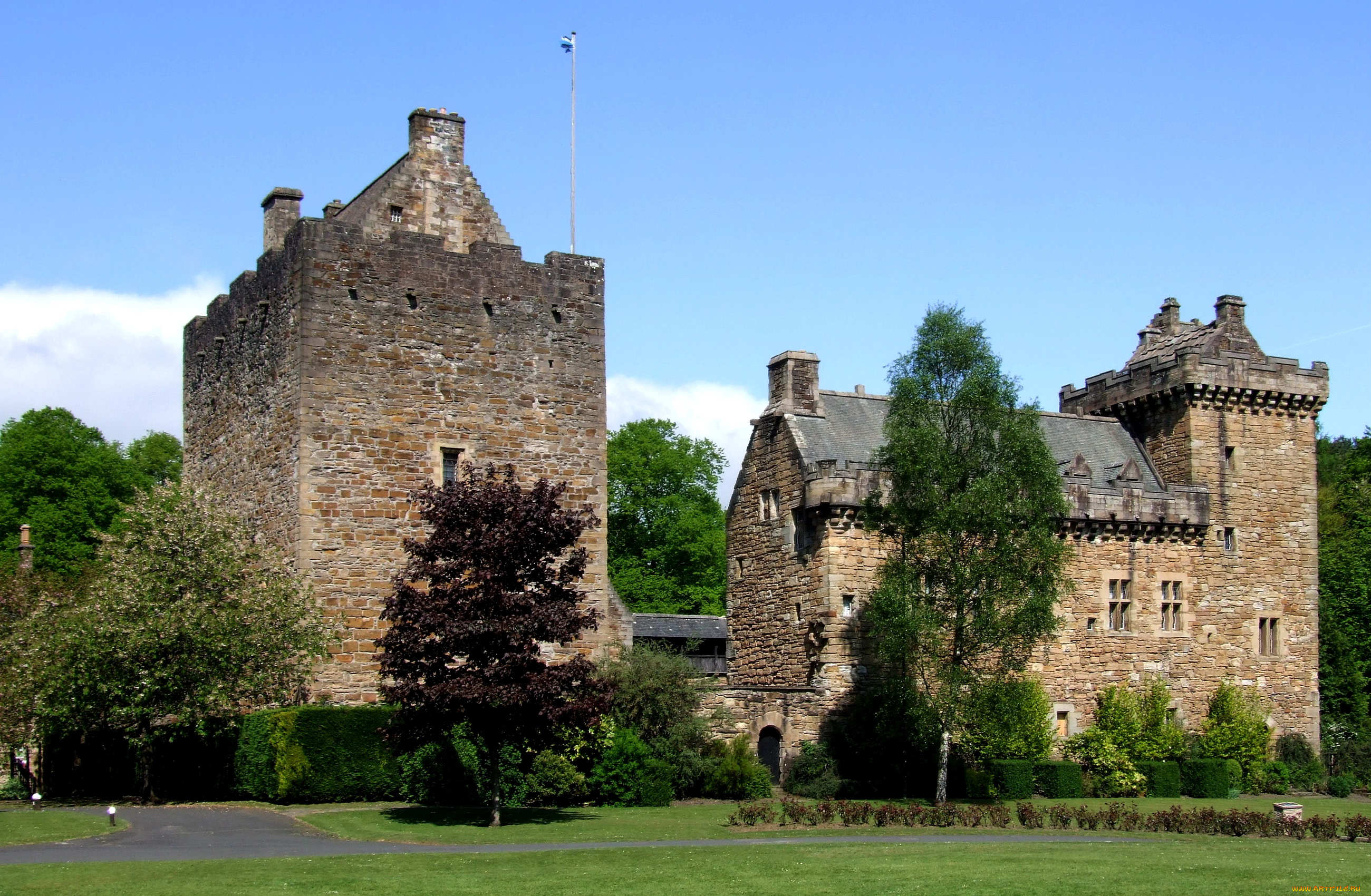 dean, castle, шотландия, города, дворцы, замки, крепости