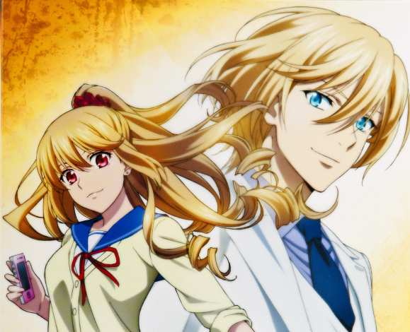 Обои картинки фото аниме, strike the blood, девушка, парень