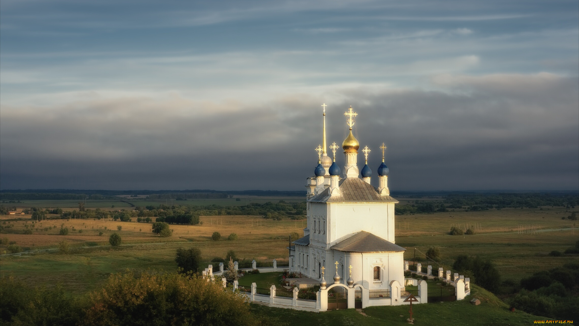 города, -, православные, церкви, , монастыри, гроза, пейзаж, природа, церковь