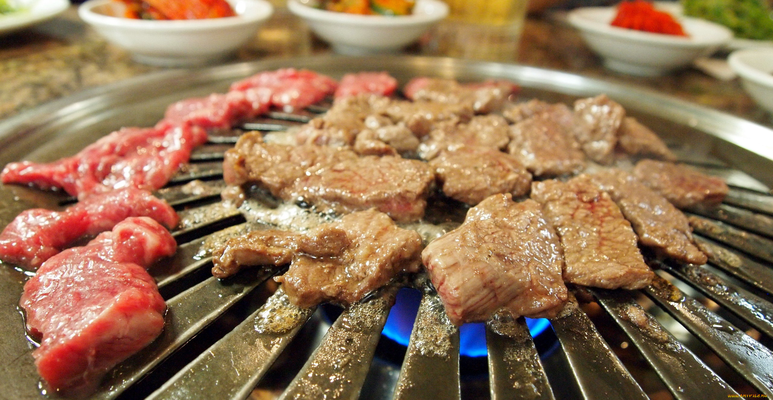 еда, мясные, блюда, корейская, кухня, мясо
