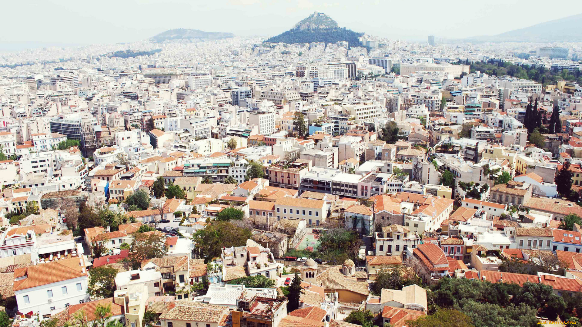 athens, greece, города, афины, греция, панорама