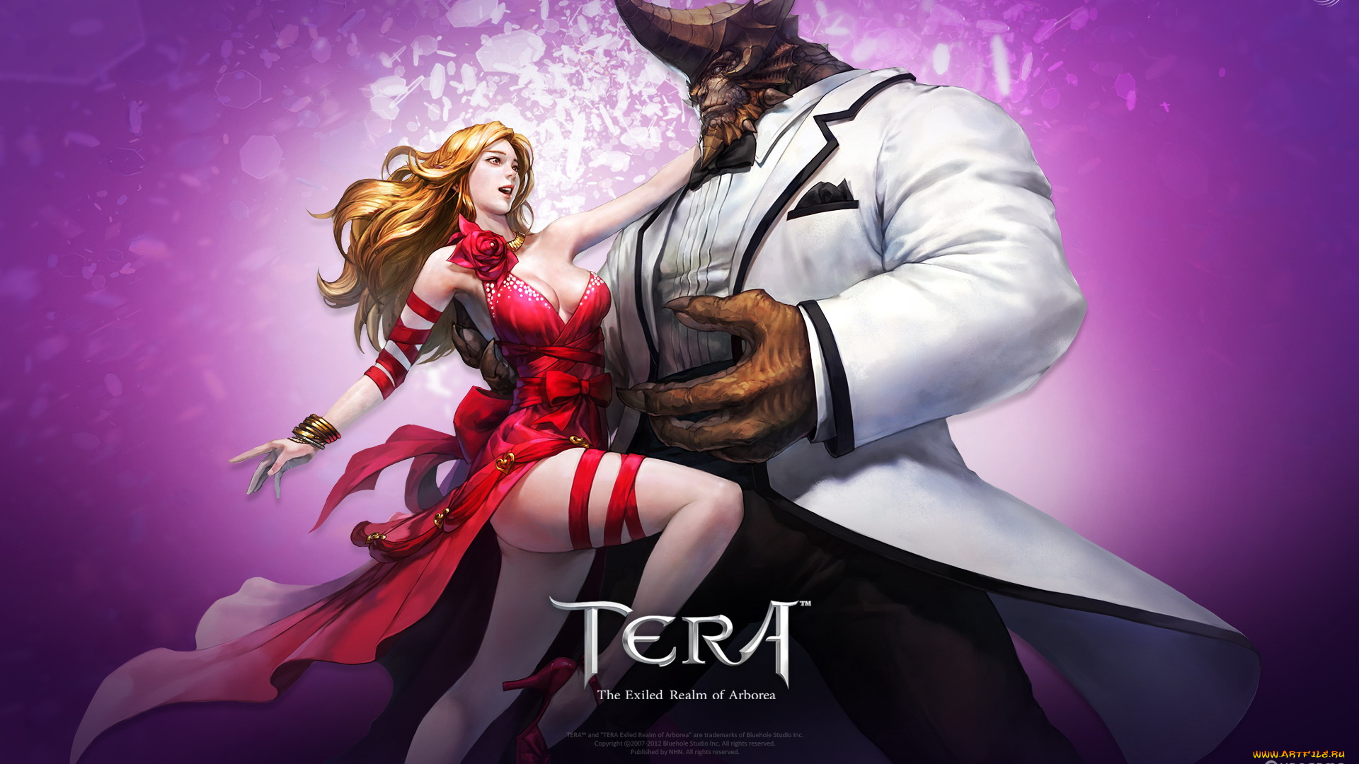 tera, the, exiled, realm, of, arborea, видео, игры, девушка, существо