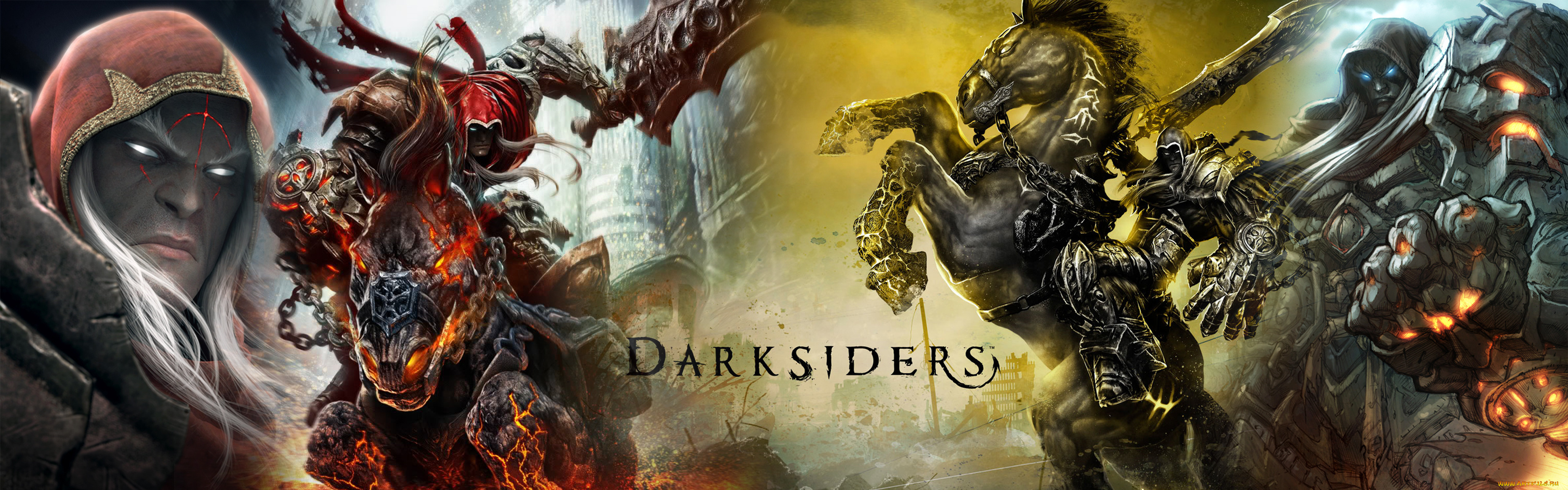 darksiders, видео, игры, wrath, of, war, игра