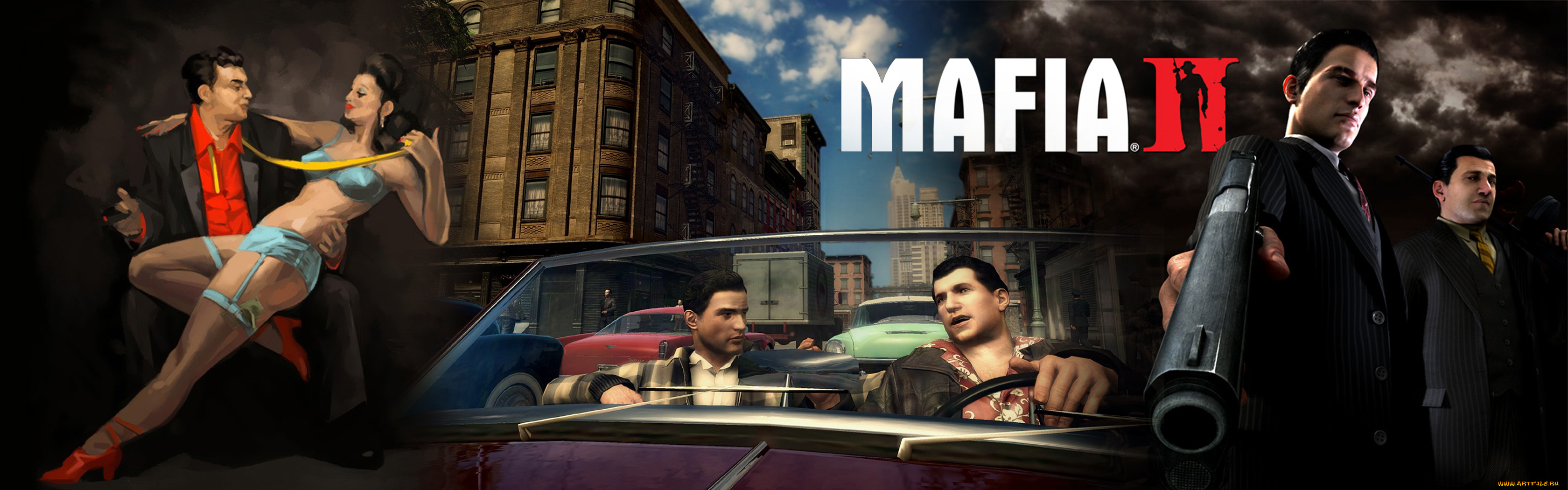 mafia, ii, видео, игры, игра