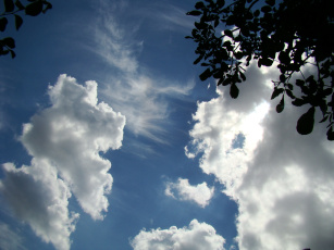 Картинка природа облака разное