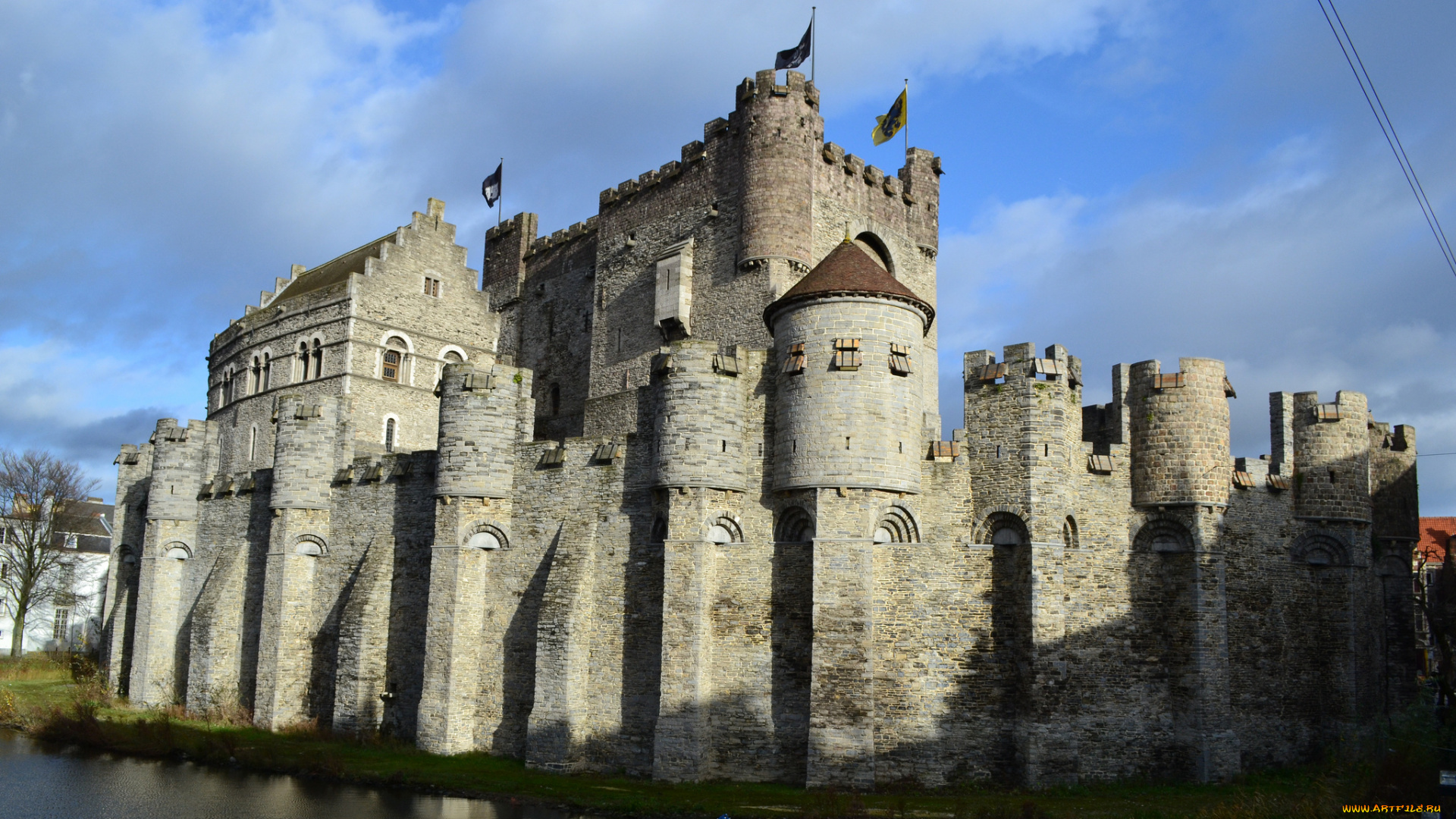 fortress, `gravensteen`, , gent, , belgium, города, замки, бельгии, фортпост, замок, крепость
