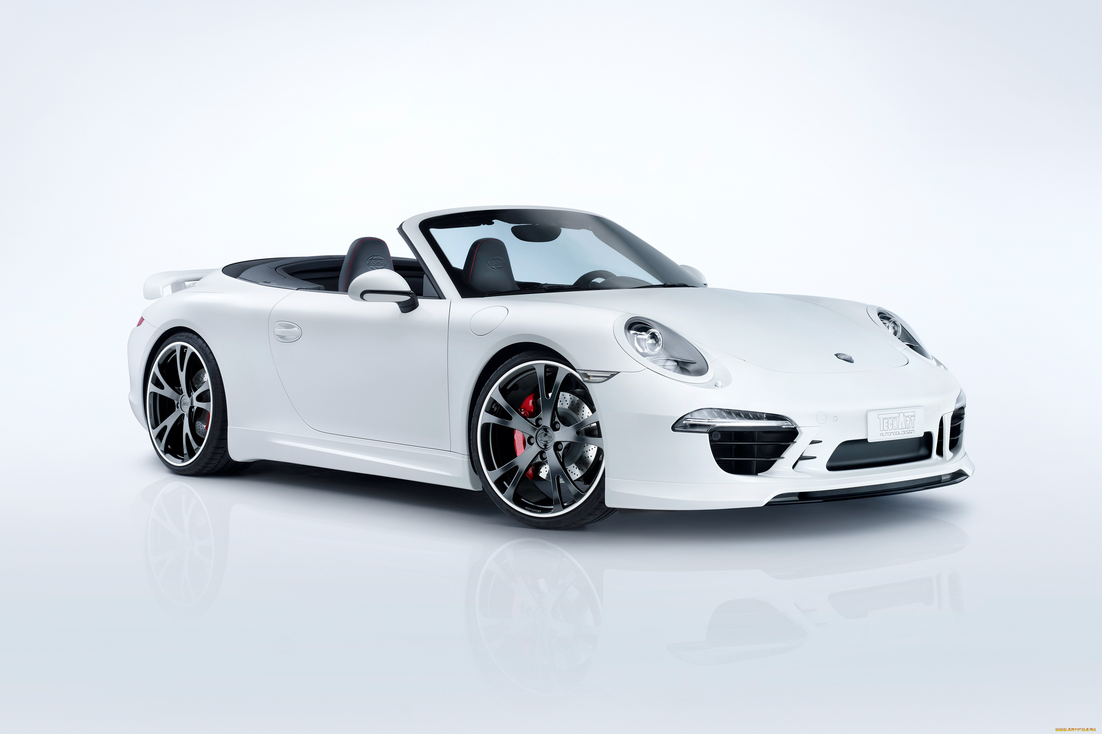 автомобили, porsche, 911, techart, светлый, carrera, s, 2012г, cabriolet, 991