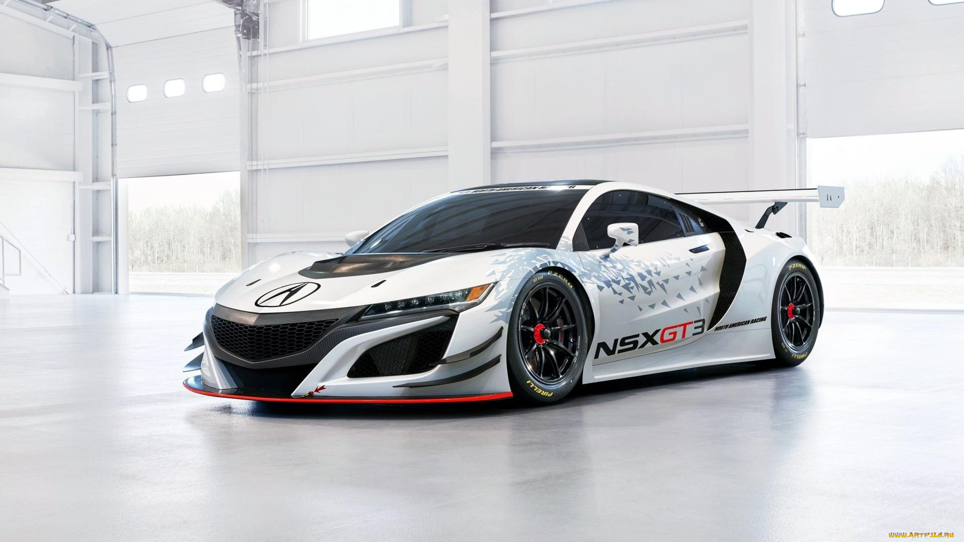 автомобили, acura, бокс, акура, белая, gt3, nsx