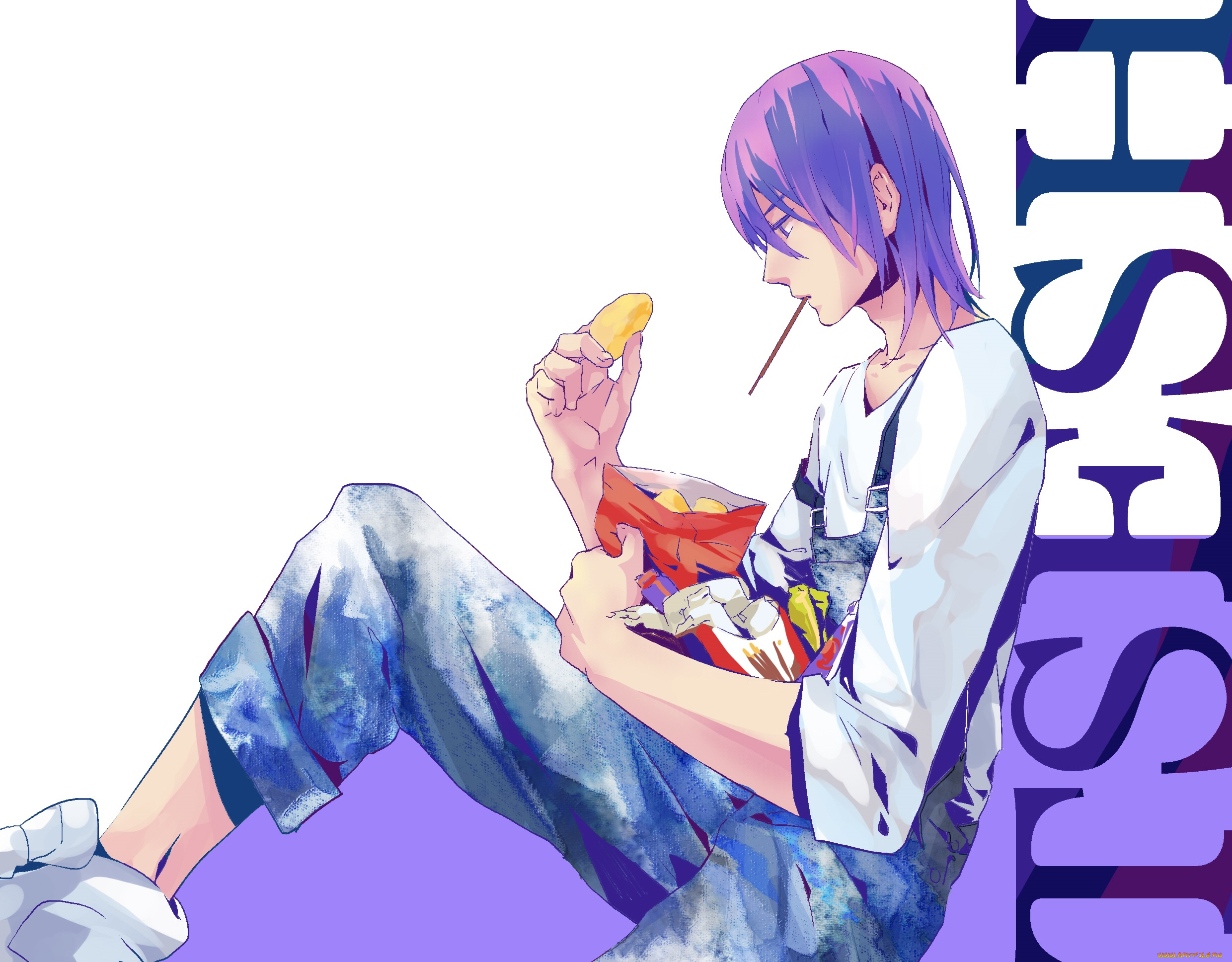 аниме, kuroko, no, baske, murasakibara, atsushi