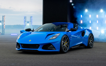 Картинка автомобили lotus синий 2023 emira суперкар спортивный