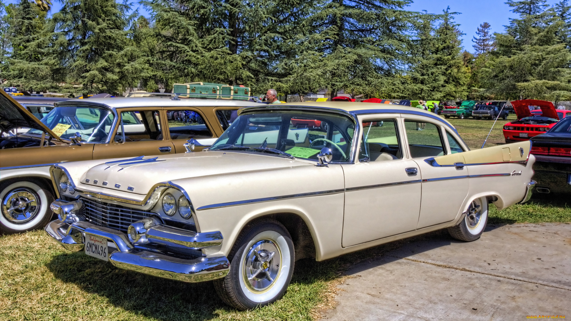 1958, dodge, coronet, автомобили, выставки, и, уличные, фото, выставка, автошоу