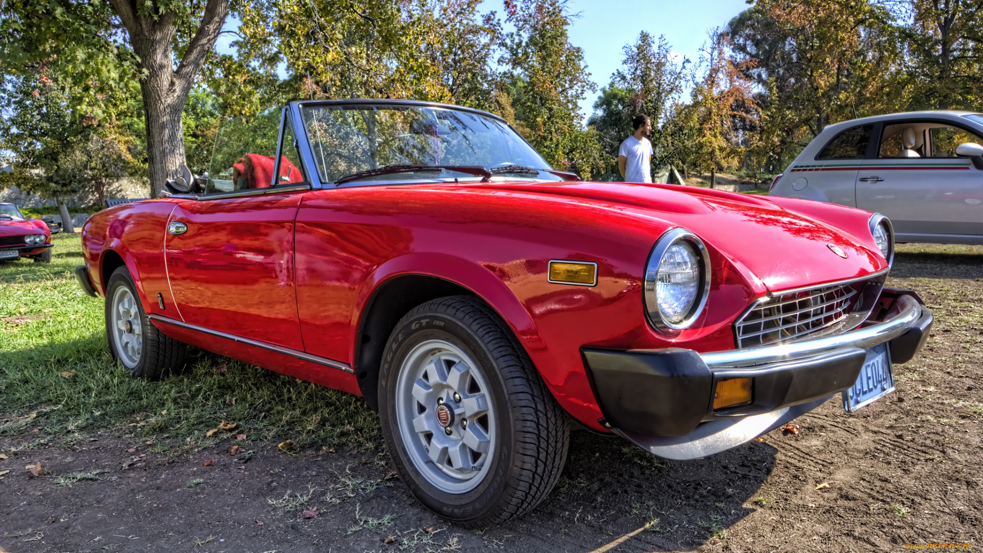 fiat, 124, spider, автомобили, выставки, и, уличные, фото, выставка, автошоу