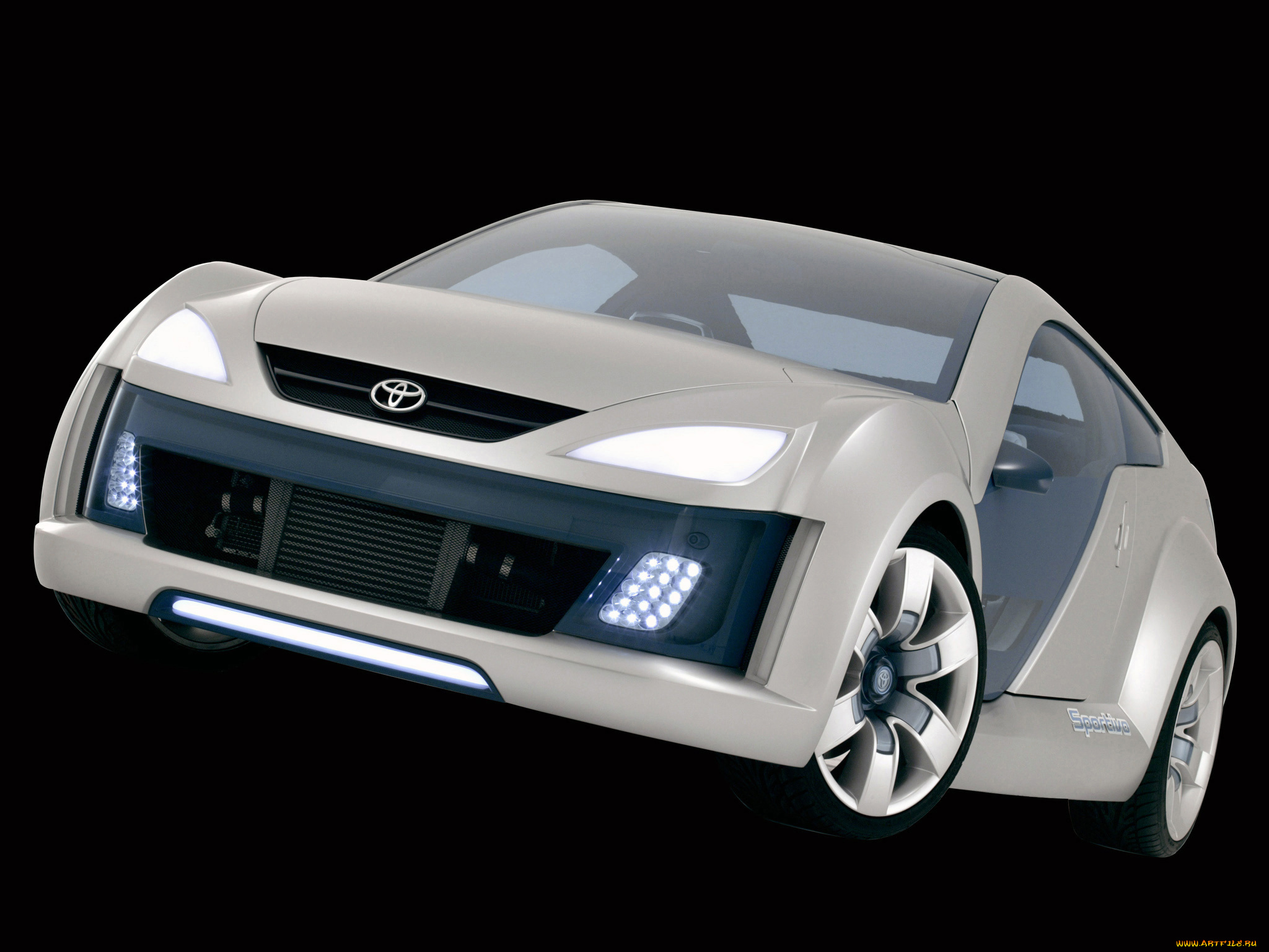 toyota, sportivo, coupe, concept, 2004, автомобили, 3д, toyota, sportivo, coupe, concept, 2004