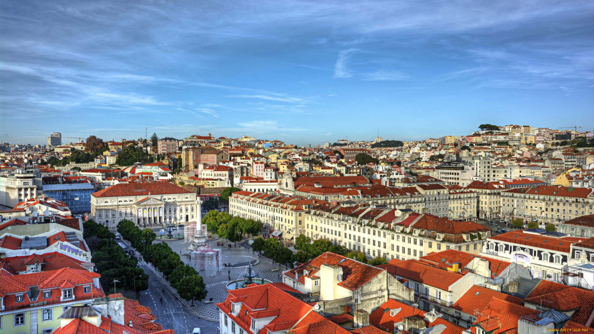 lisbon, города, лиссабон, , португалия, панорама