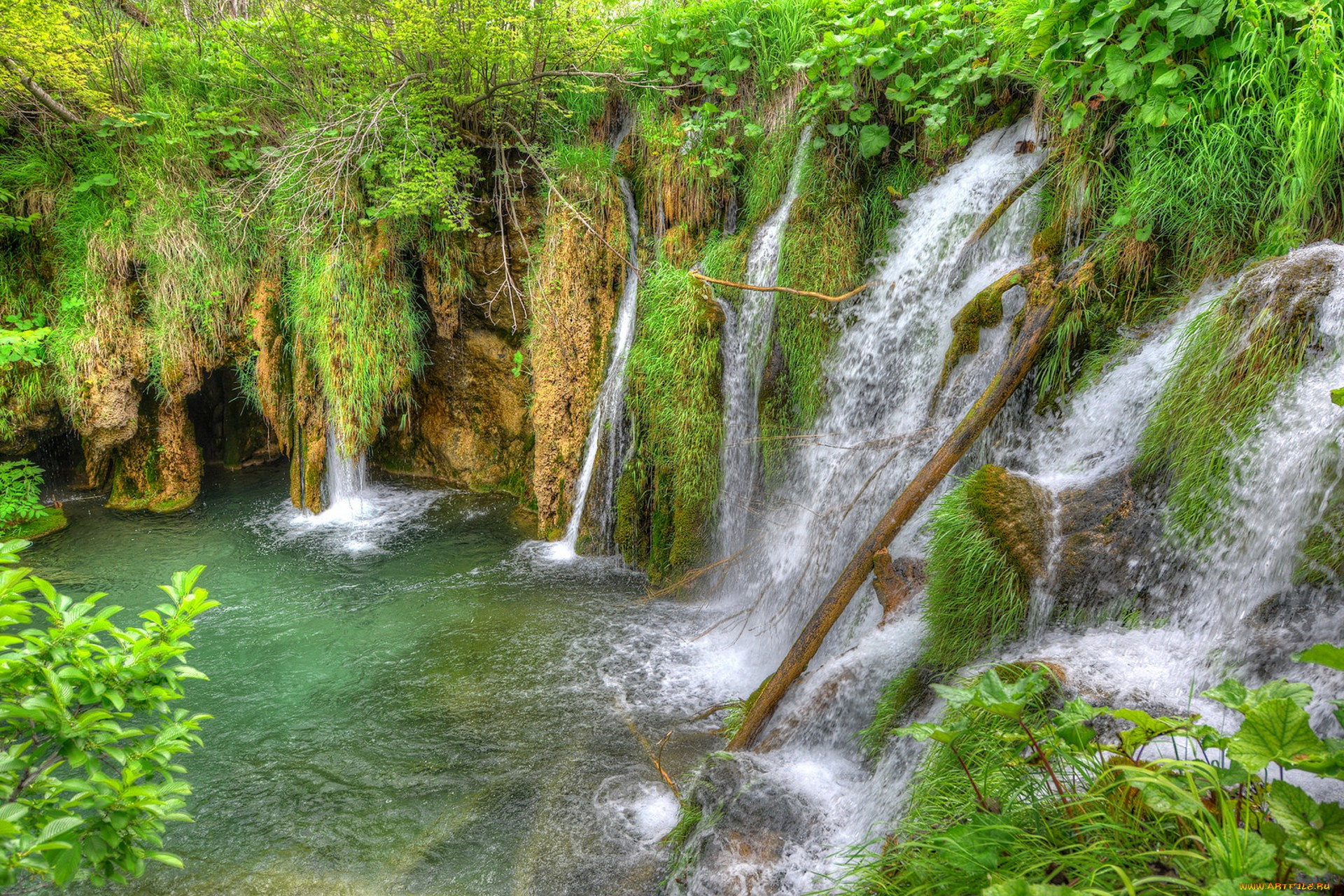 природа, водопады, простор