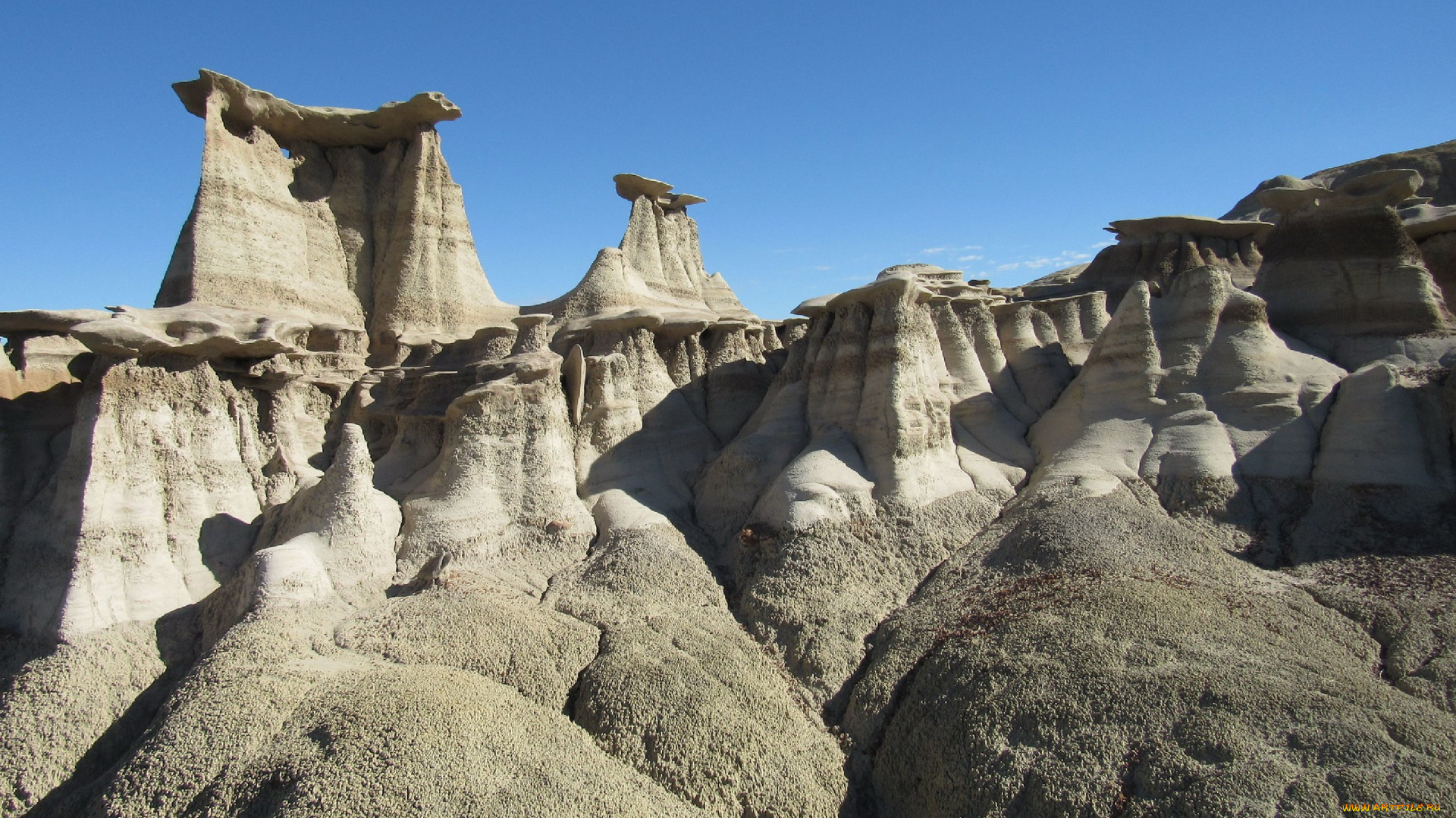 bisti, badlands, new, mexico, природа, горы, bisti, badlands, new, mexico