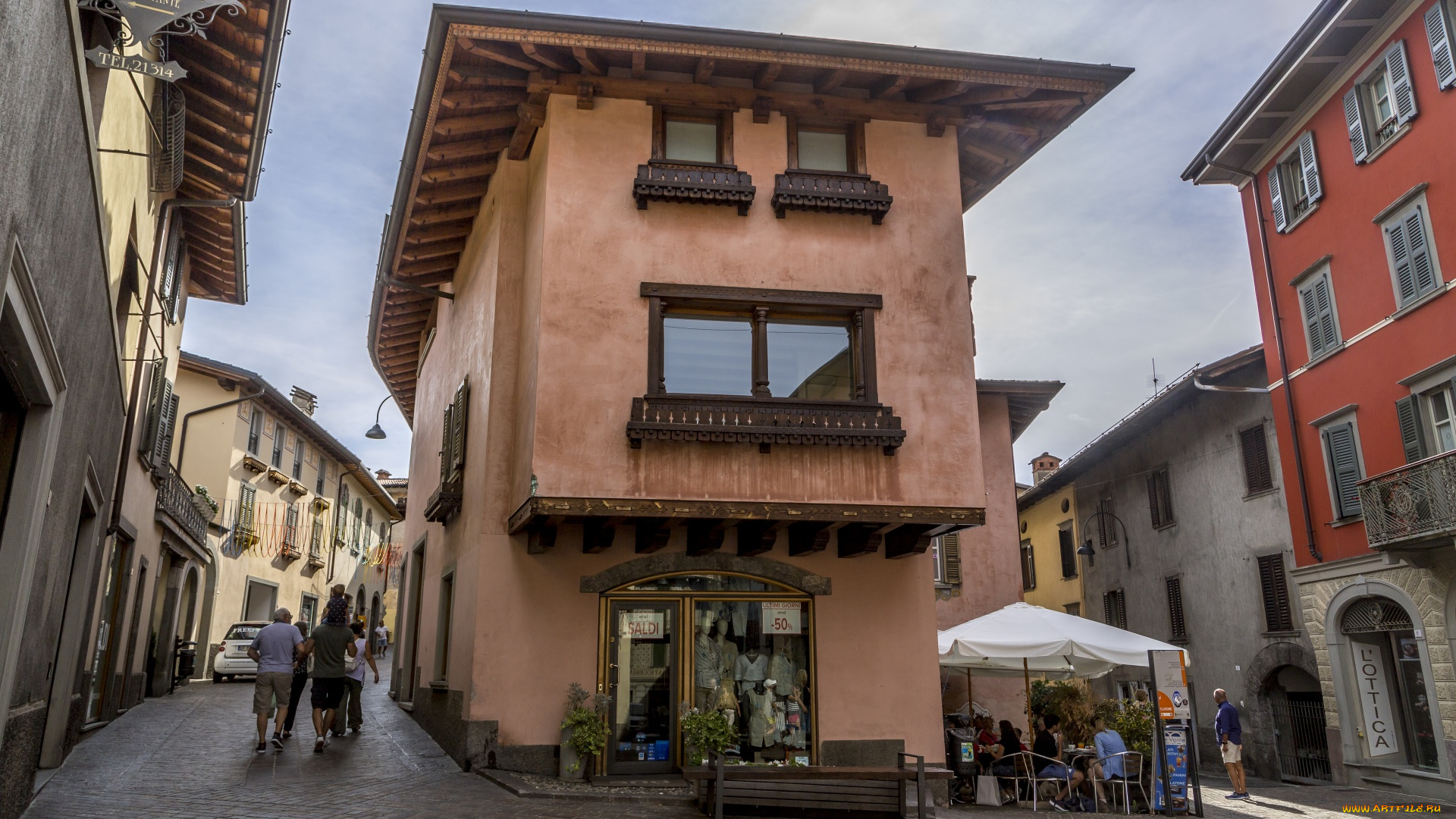 clusone, bergamo, italy, города, -, улицы, , площади, , набережные