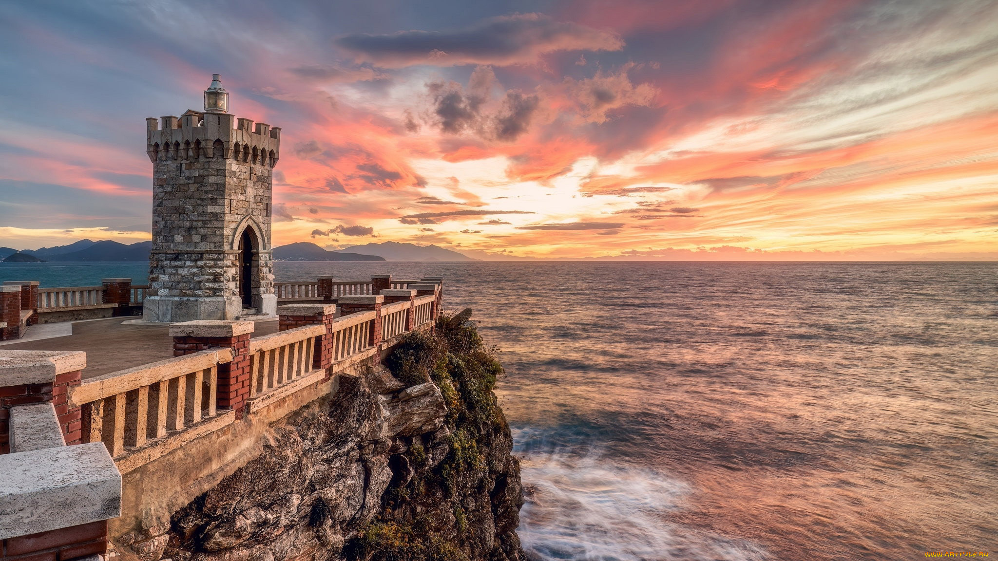 la, rocchetta, lighthouse, italy, природа, маяки, la, rocchetta, lighthouse