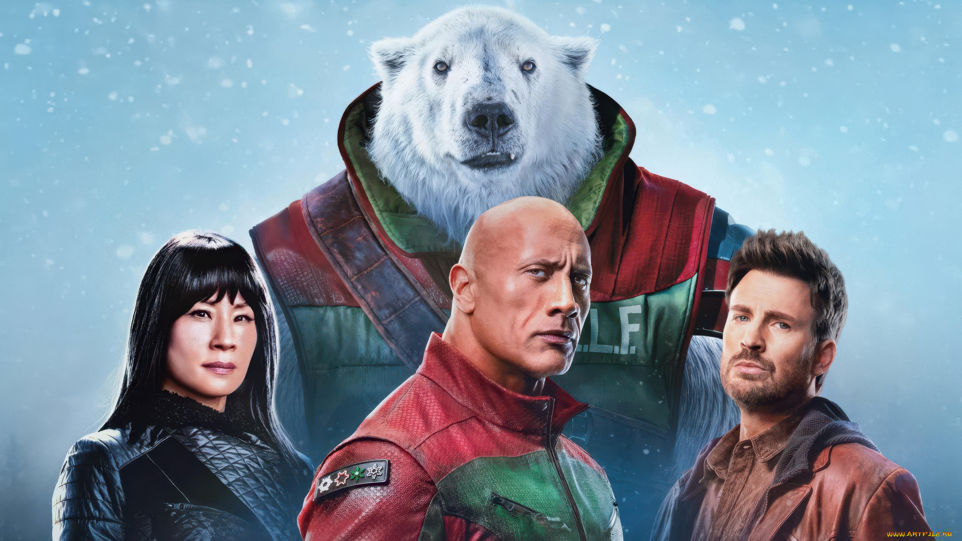 red, one, , , 2024, , кино, фильмы, red, one, миссия, красный, poster, dwayne, johnson, chris, evans, фэнтези, боевик, комедия, детектив, дуэйн, джонсон, крис, эванс, люси, лью