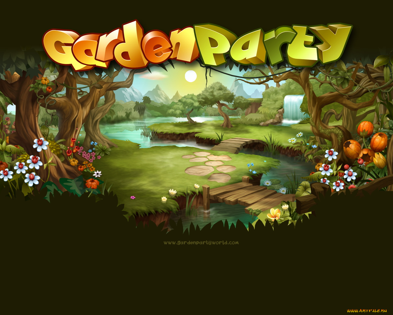 garden, party, world, видео, игры