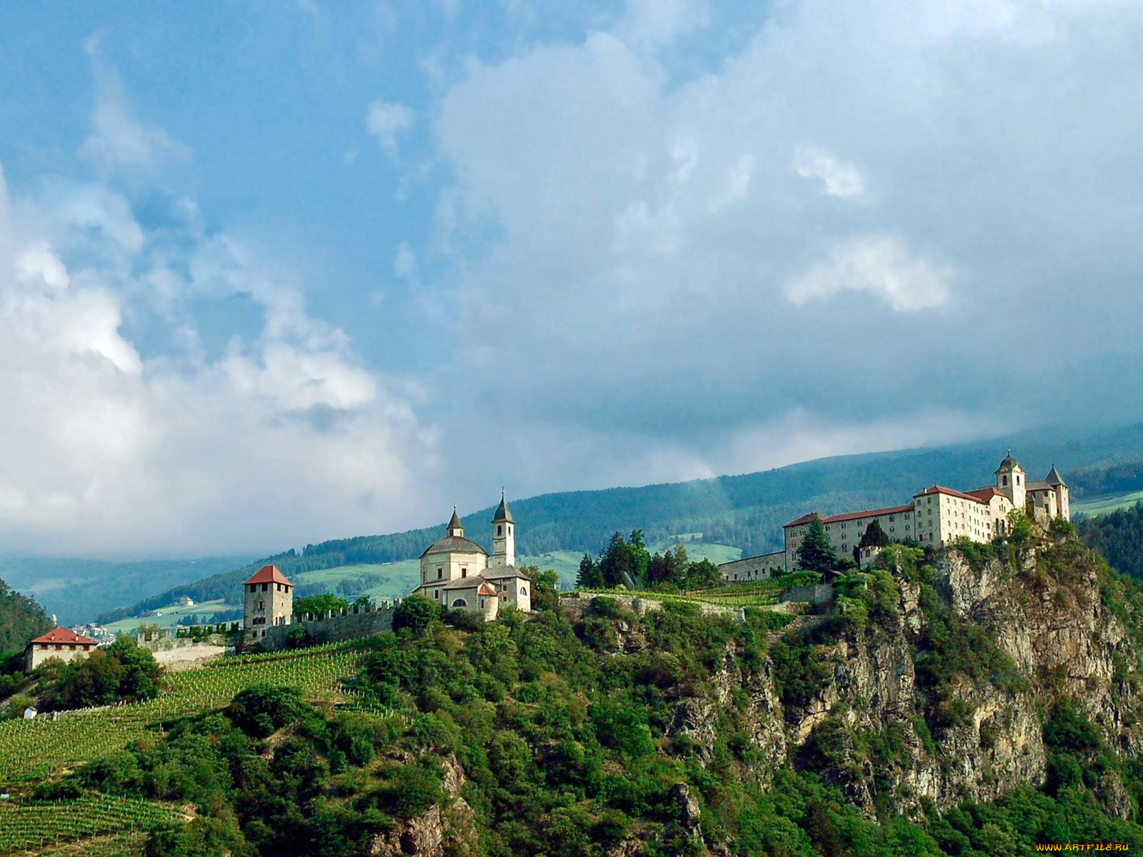 italian, alps, города, пейзажи