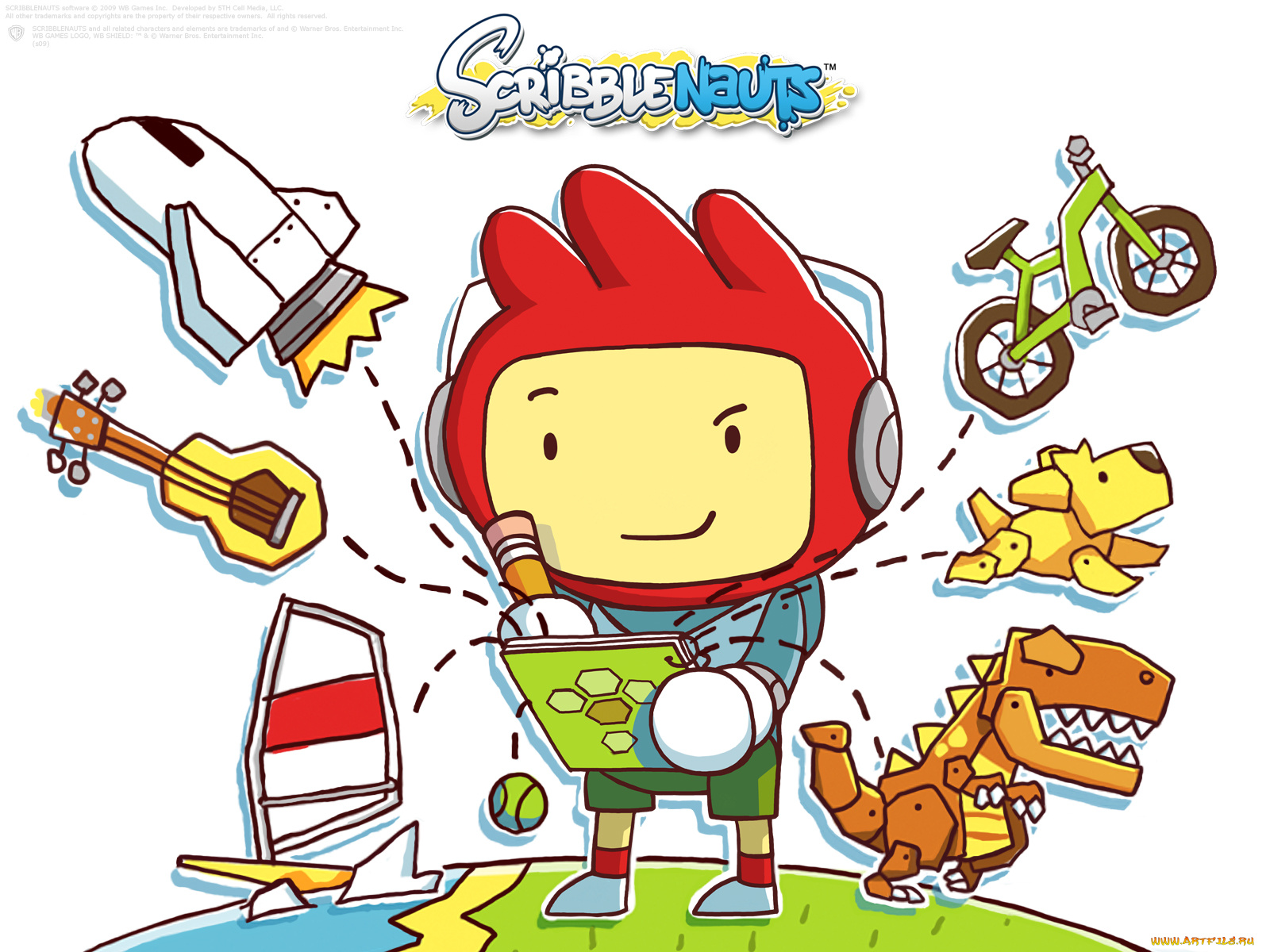 scribblenauts, видео, игры